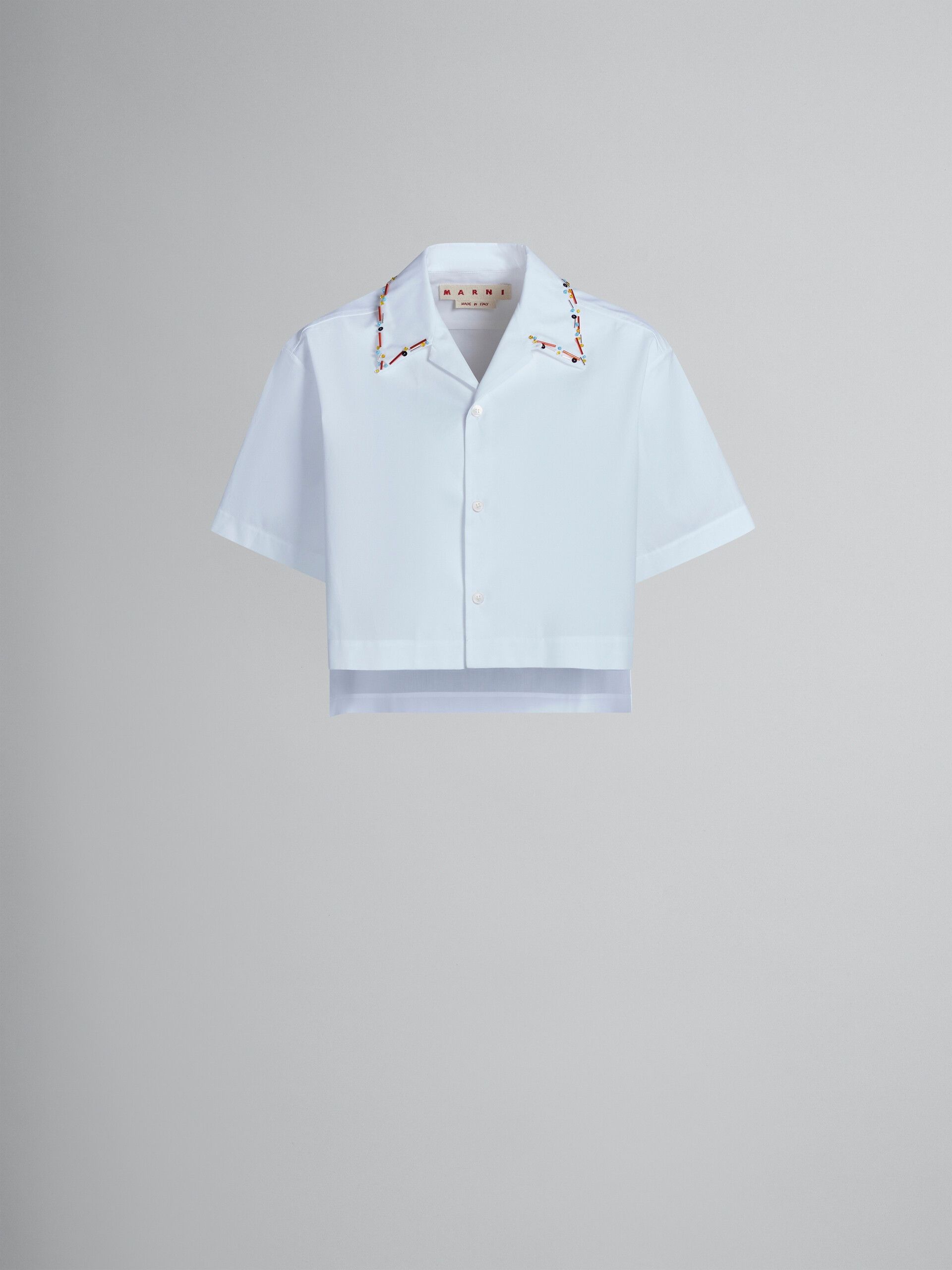 Marni o1srvl11e0624 Shirt in White Size M / US 6-8 / IT 42-44 - 1 Thumbnail