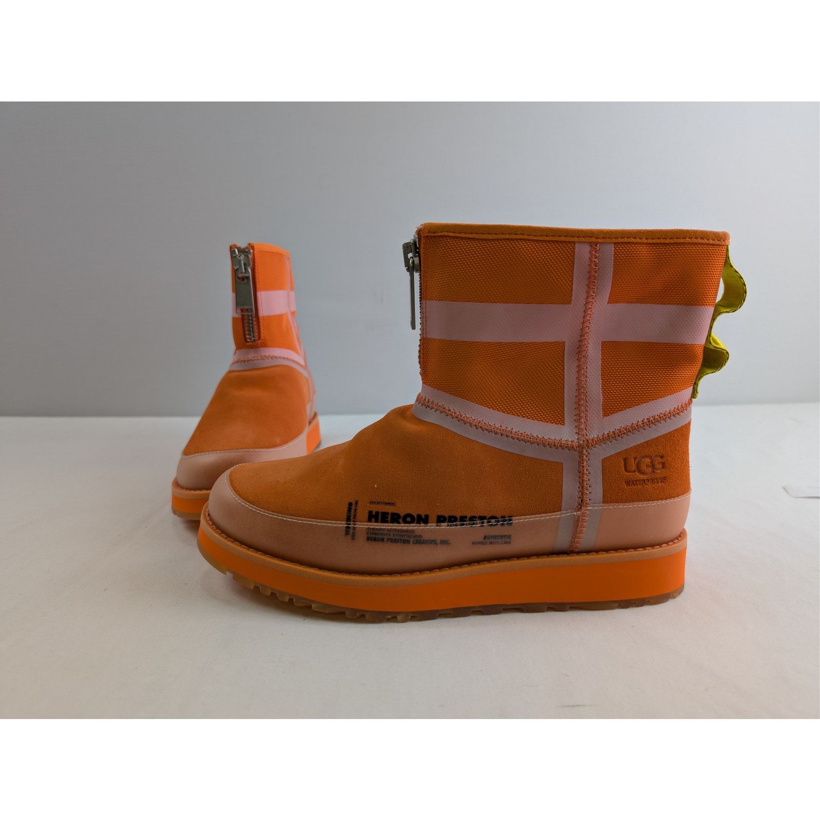 Heron Preston o1rshd1 Urban Tech Suede Ankle Boot in orange Size US 9 / EU 42 - 20 Thumbnail