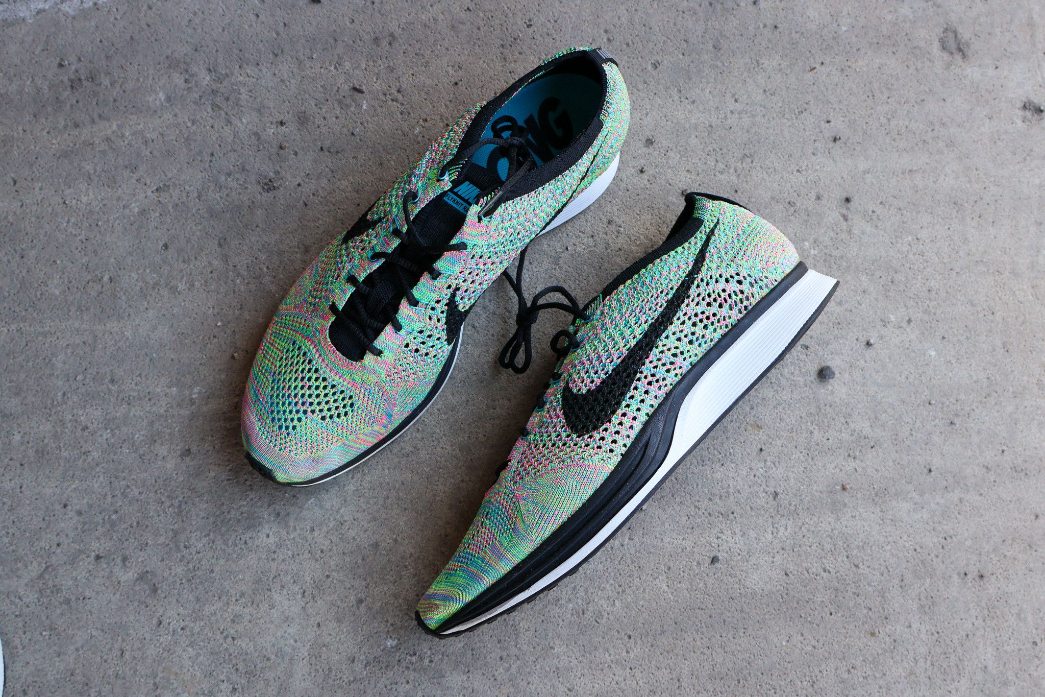 Nike Flyknit Racer 'Multi-Color' 2015 Size US 13 / EU 46 - 2 Thumbnail