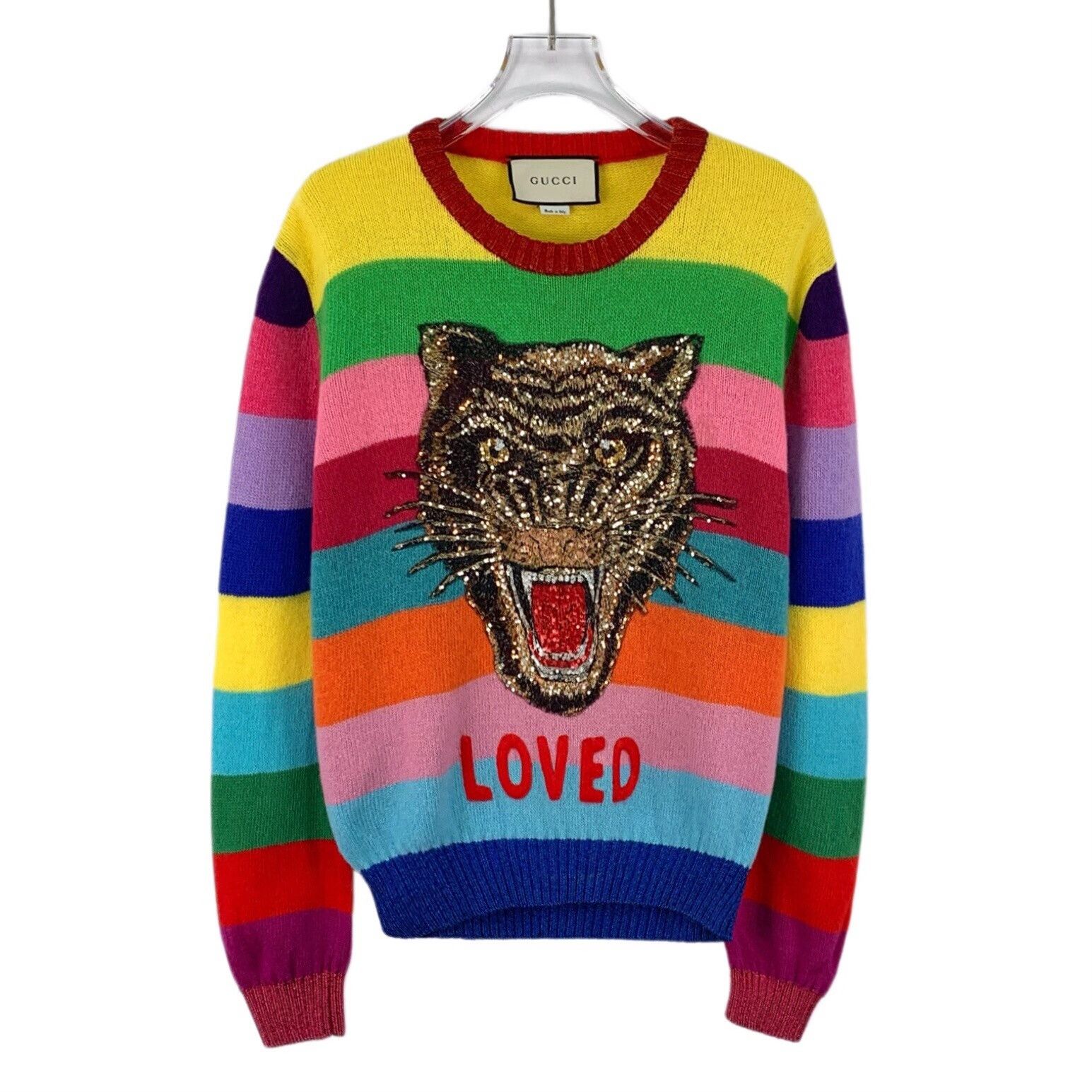 Gucci Gucci Wool Striped Multi Sweater M Women Size M / US 6-8 / IT 42-44 - 1 Thumbnail