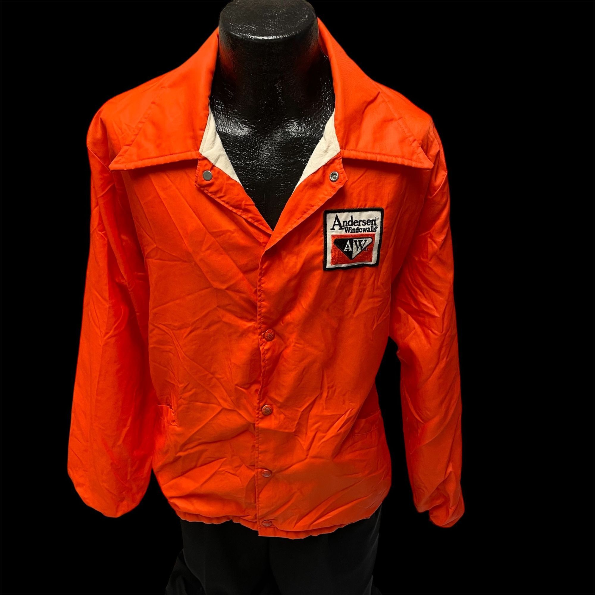 Other Vtg Holloway Snap Windbreaker ANDERSON WINDOWALLS Jacket Size US XL / EU 56 / 4 - 2 Thumbnail
