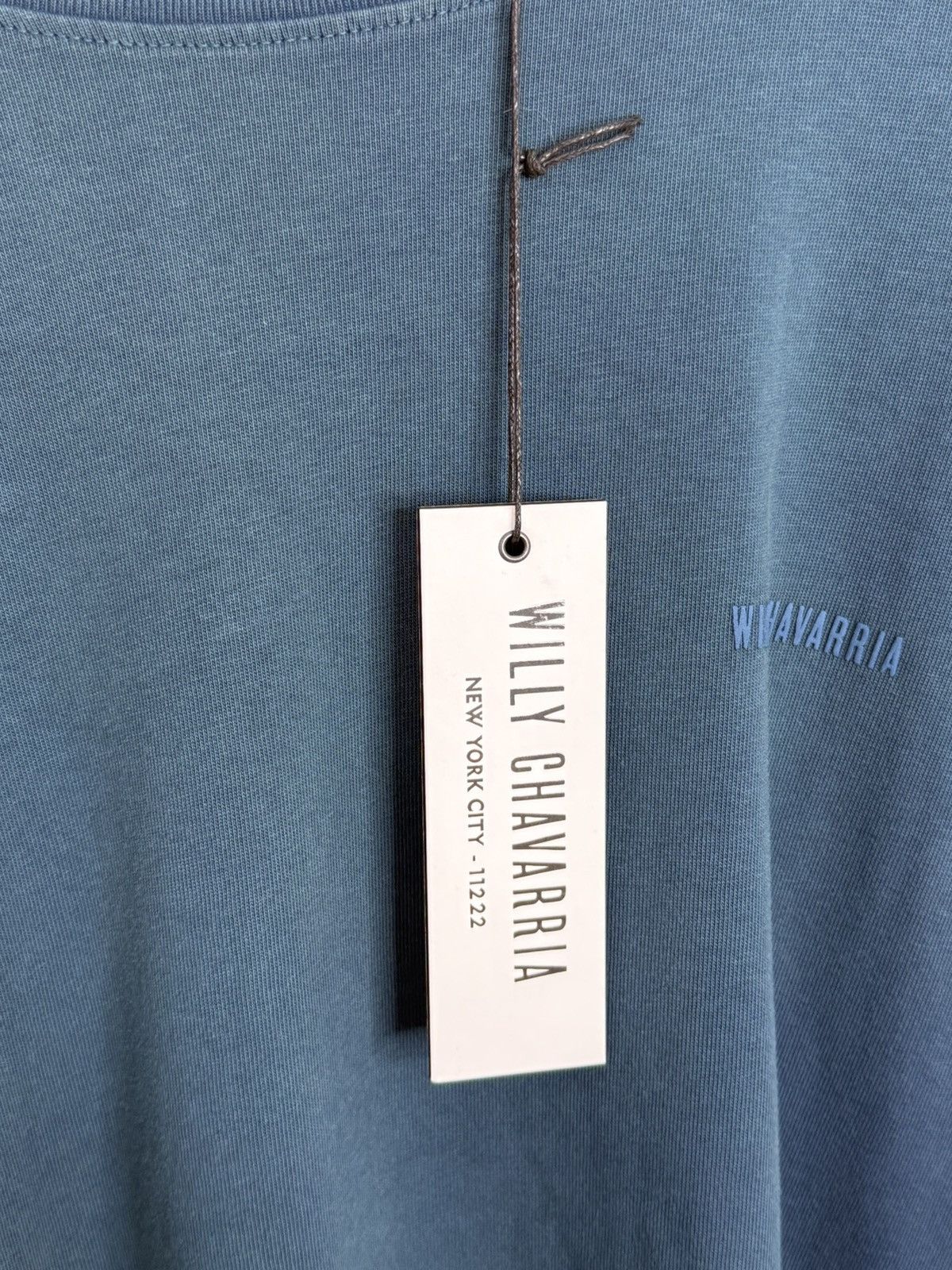 Willy Chavarria WILLY CHAVARRIA BUFFALO LS NAVY BASE TEE Size US L / EU 52-54 / 3 - 3 Thumbnail