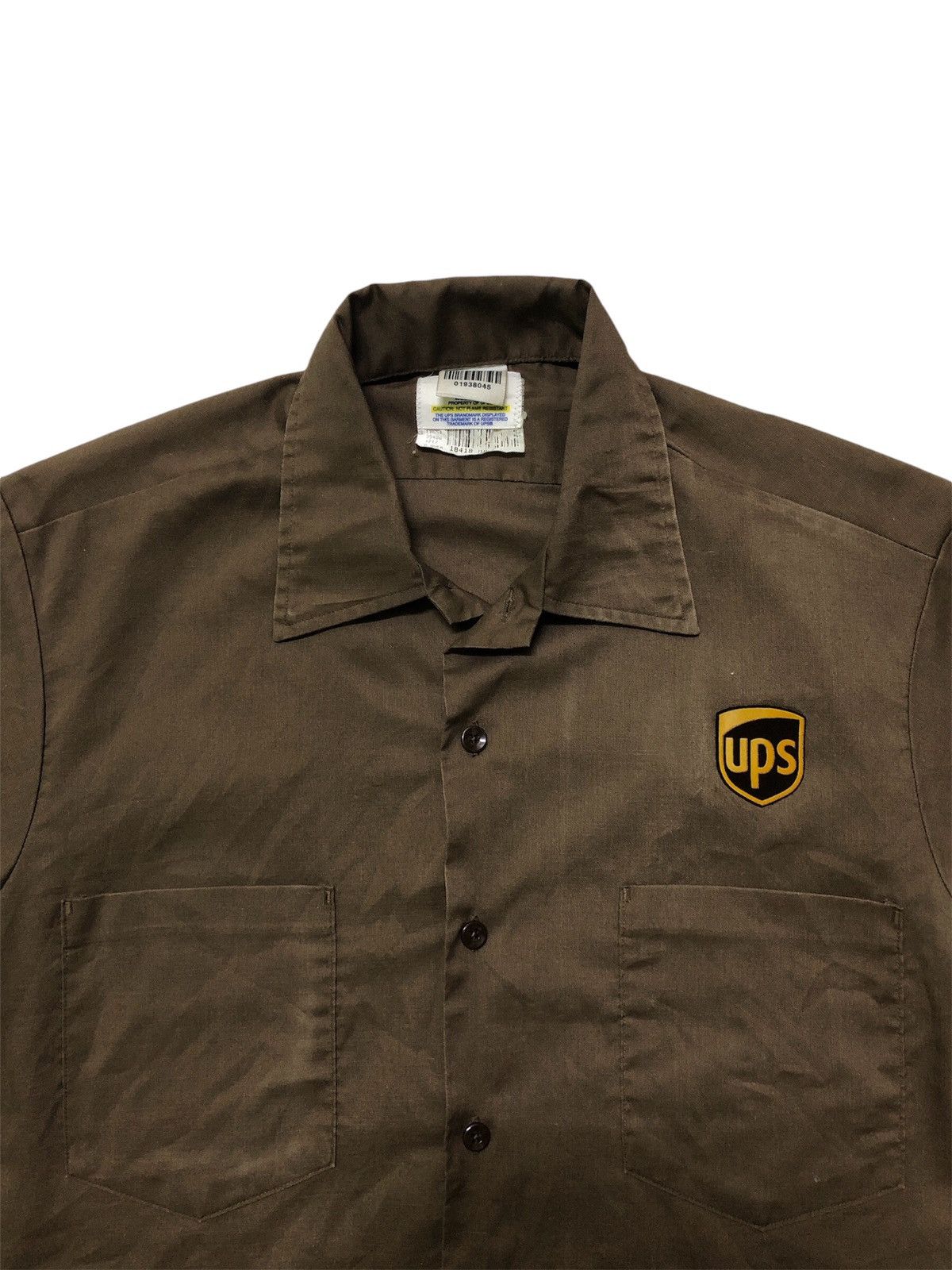 Vintage Vintage Ups Shirt Workwear Button Up Size US M / EU 48-50 / 2 - 5 Thumbnail