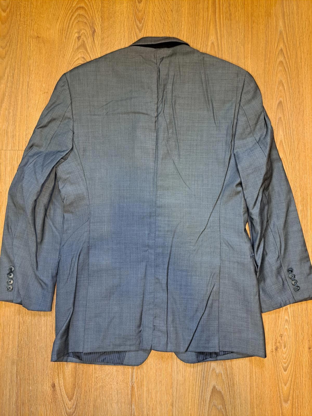 Calvin Klein Calvin Klein Sport Coat Mens 40R Gray Wool Blazer Suit Size 40R - 9 Thumbnail