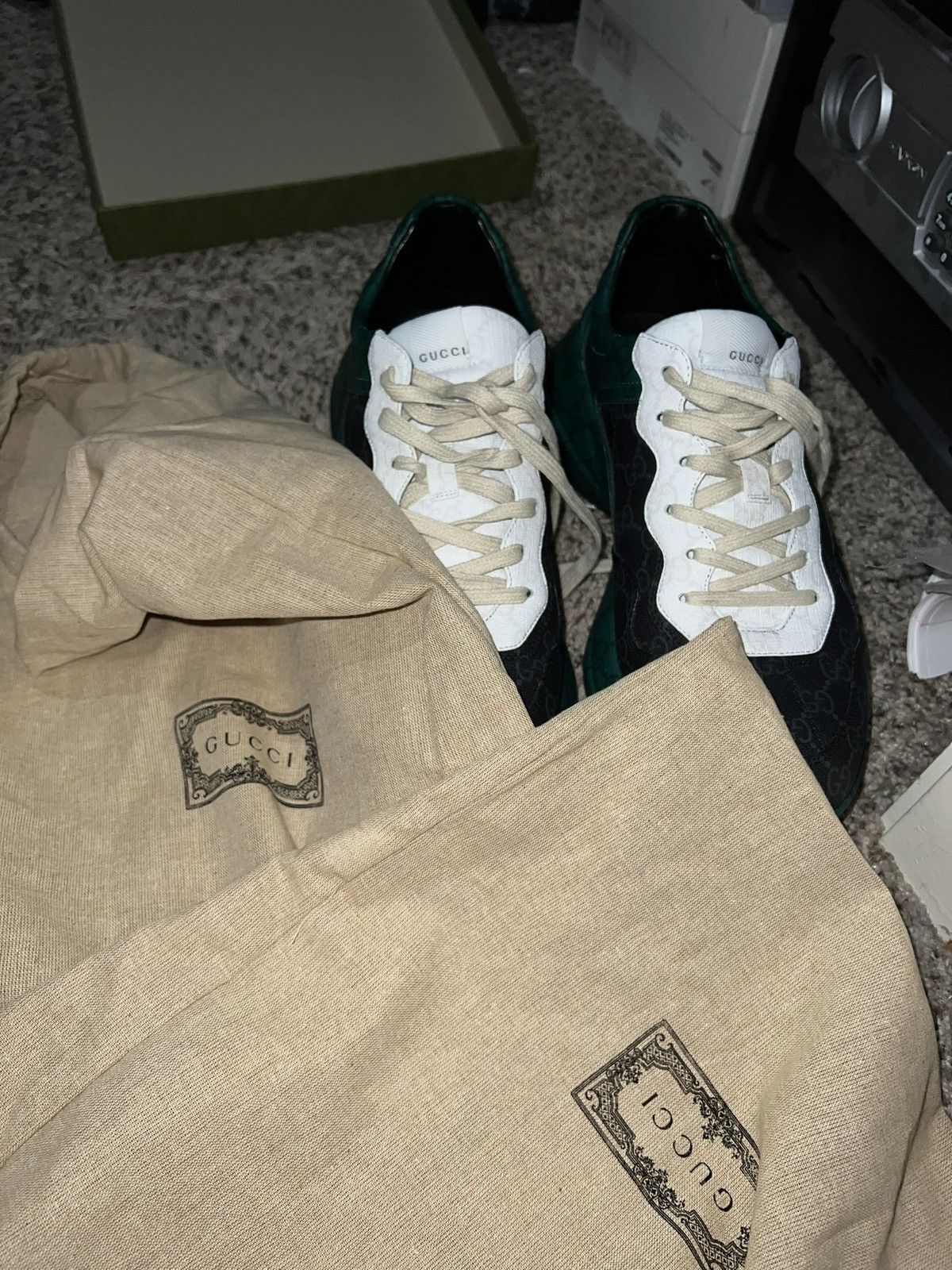 Gucci Gucci GG Rhyton Green Black Size US 11.5 / EU 44-45 - 12 Thumbnail