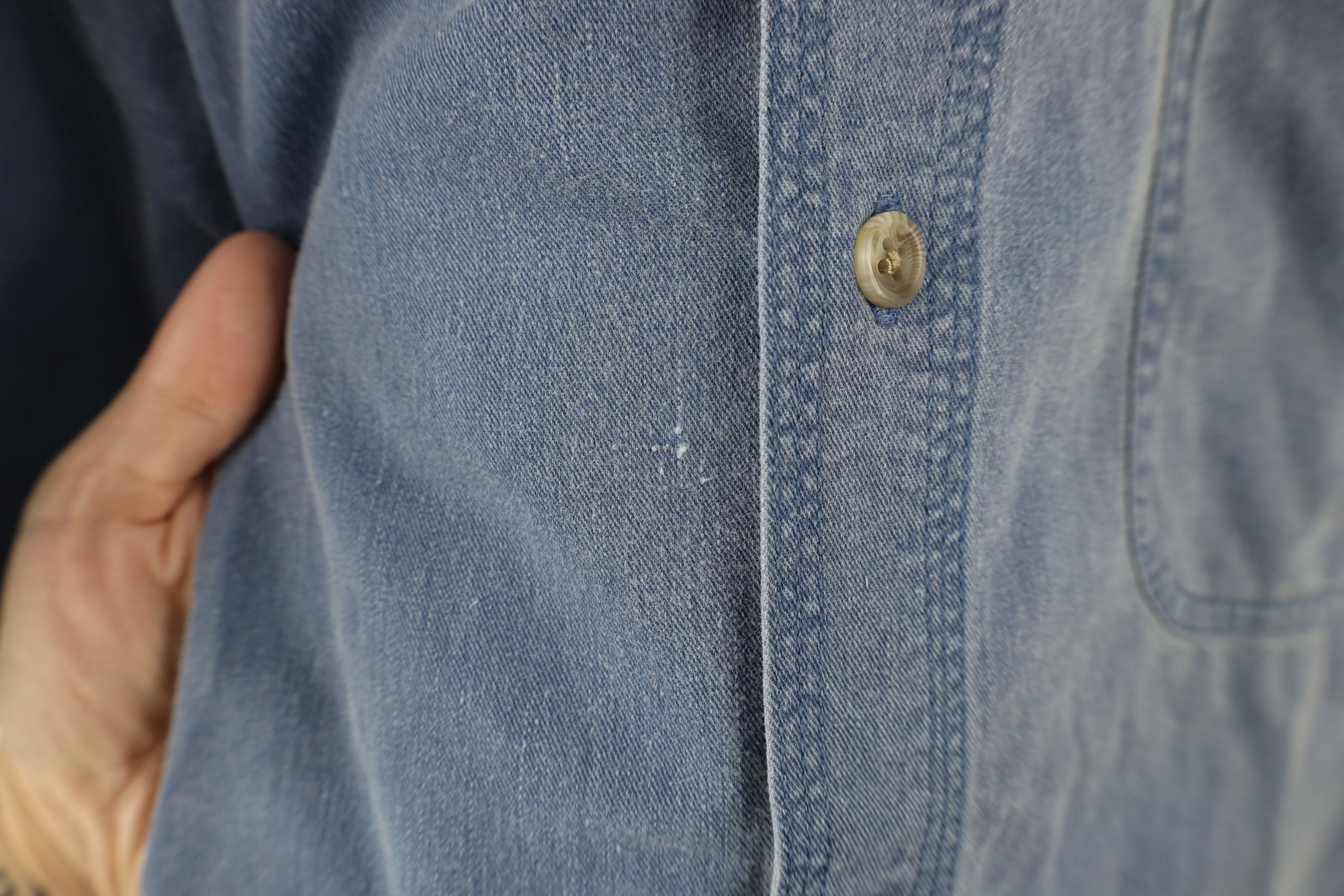 Vintage Vintage 90s Streetwear Short Sleeve Button Shirt Blue Size US L / EU 52-54 / 3 - 6 Thumbnail