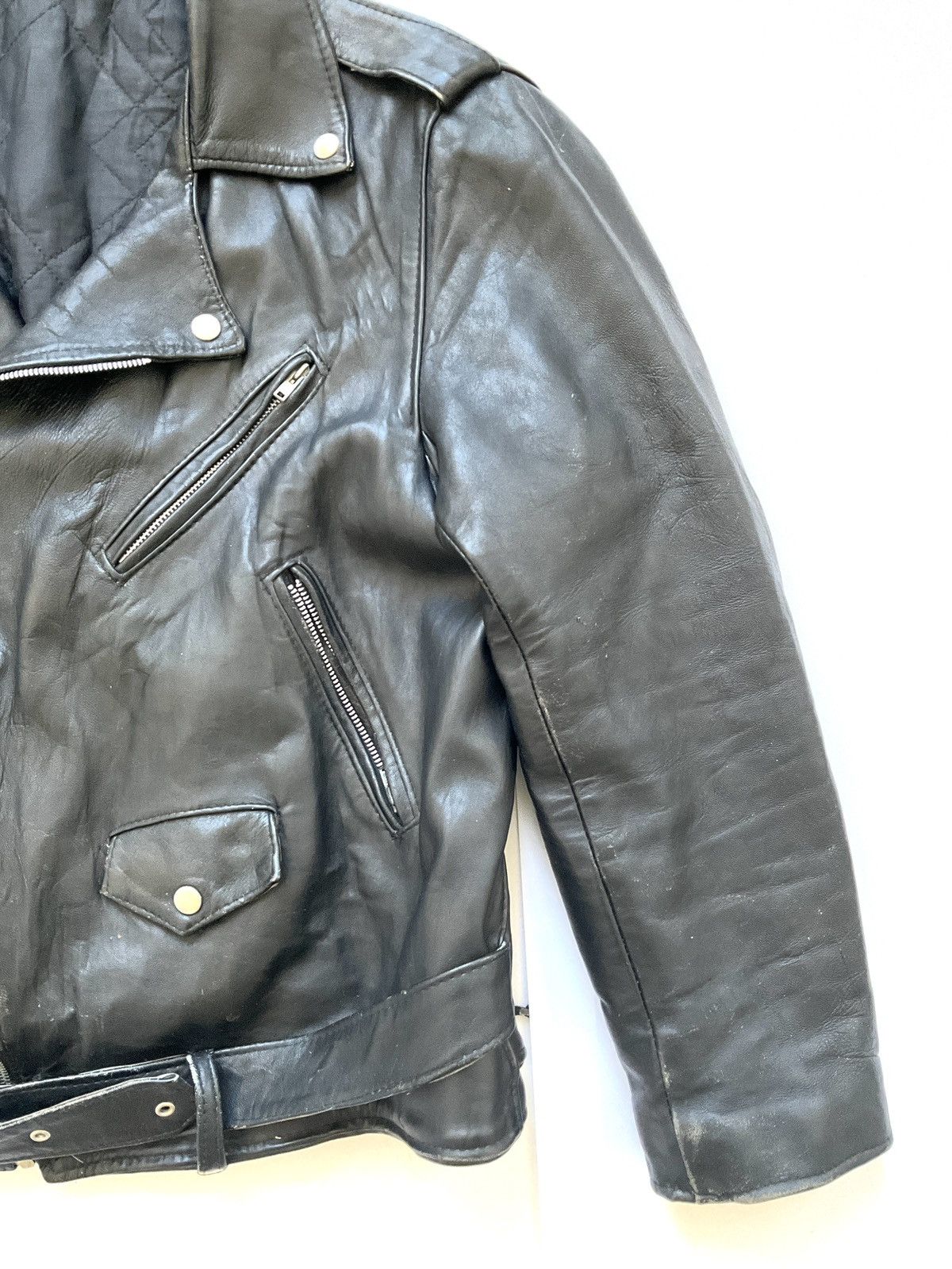 Vintage Vintage black leather Perfecto Size US L / EU 52-54 / 3 - 4 Thumbnail