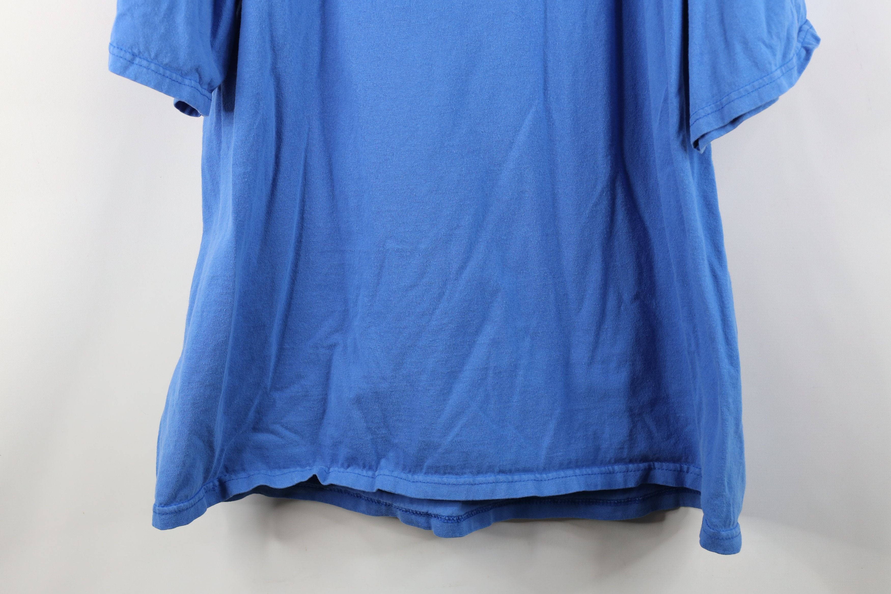 Vintage Vintage Y2K 2005 NFL Lions Football T-Shirt Blue Cotton Size US XXL / EU 58 / 5 - 13 Thumbnail