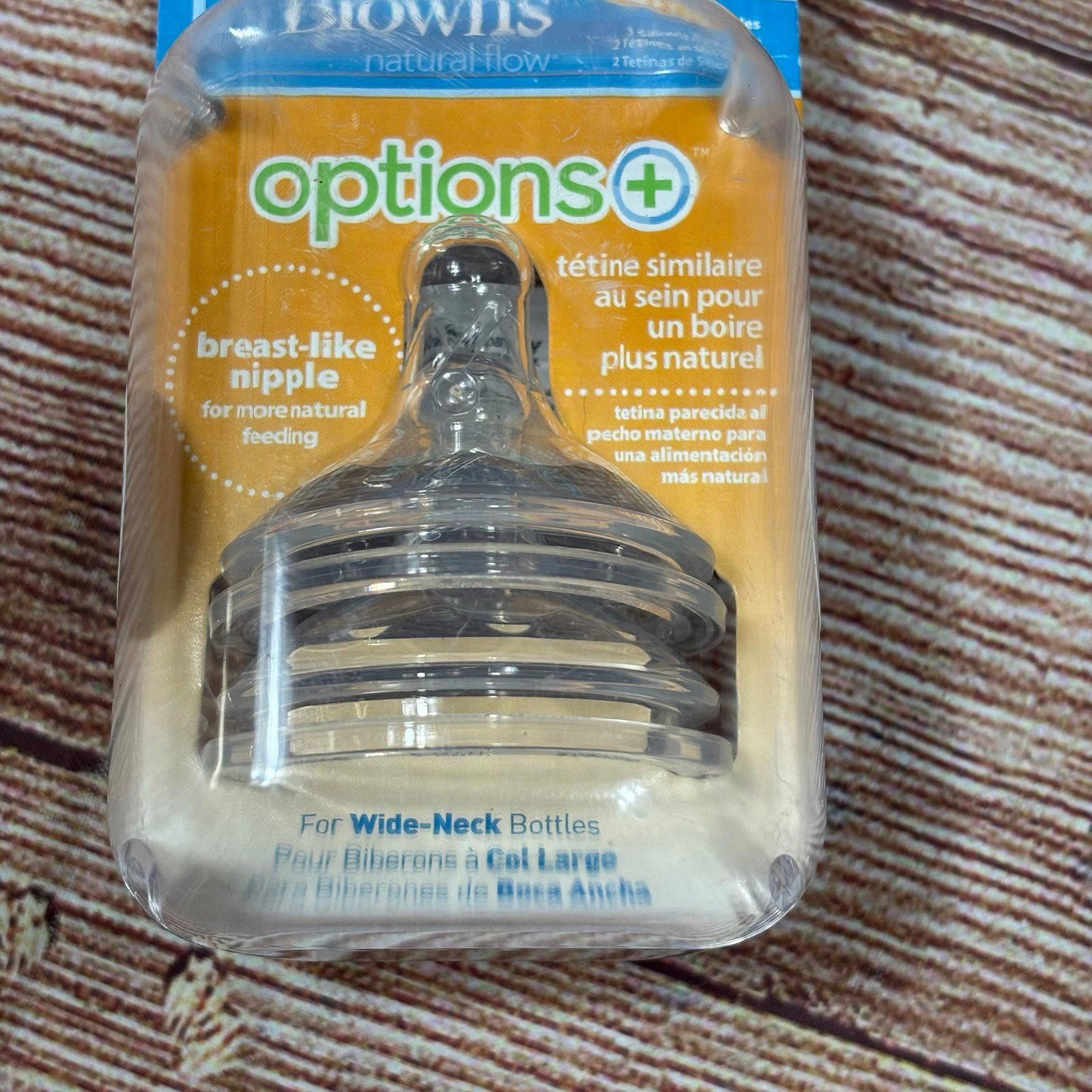 Other Dr. Brown's Options+ Wide-Neck Bottle Nipples Level 3 New Size ONE SIZE - 3 Thumbnail