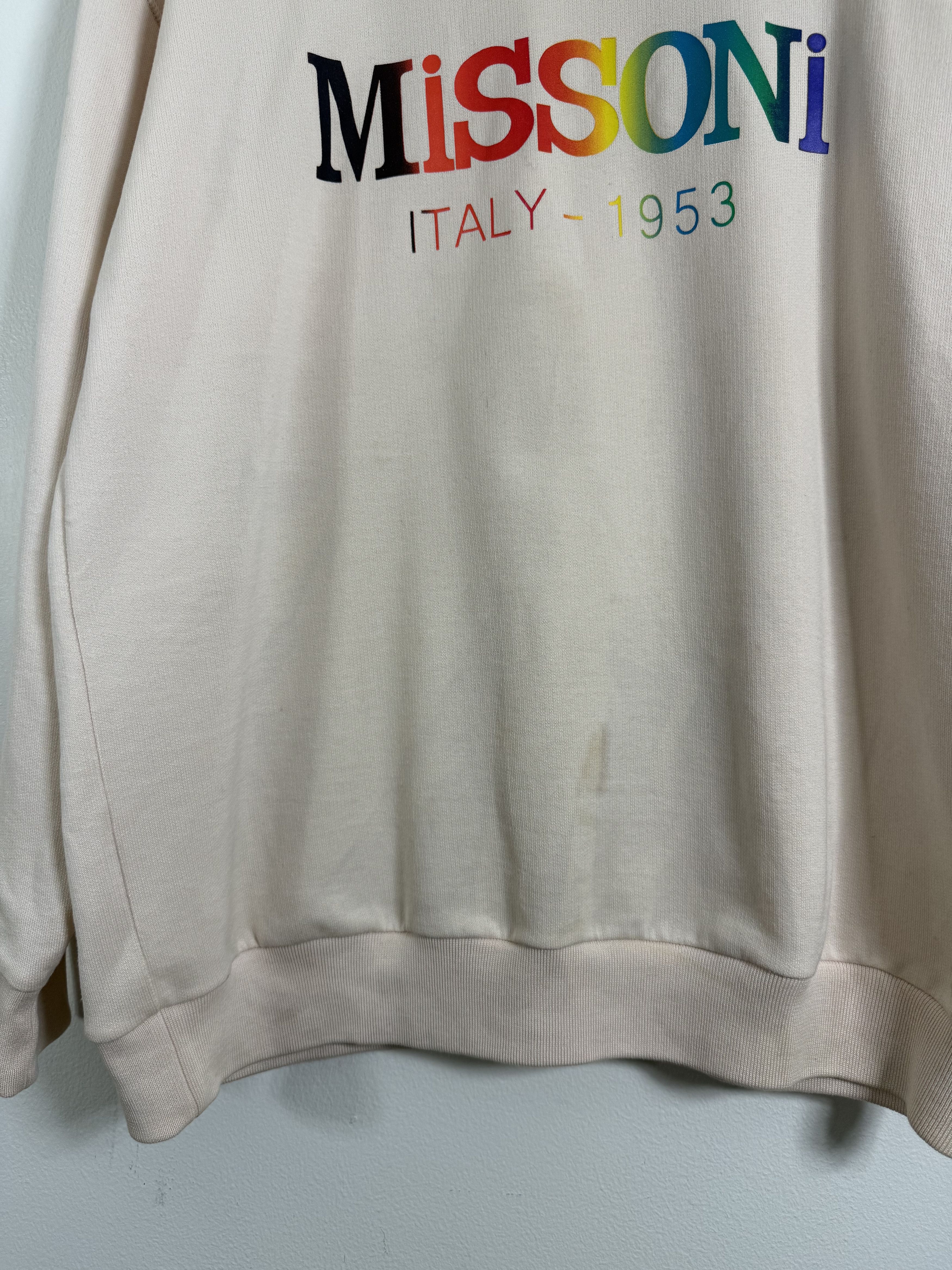 Missoni Tan Mult-Color Logo Sweatshirt Size US S / EU 44-46 / 1 - 2 Thumbnail