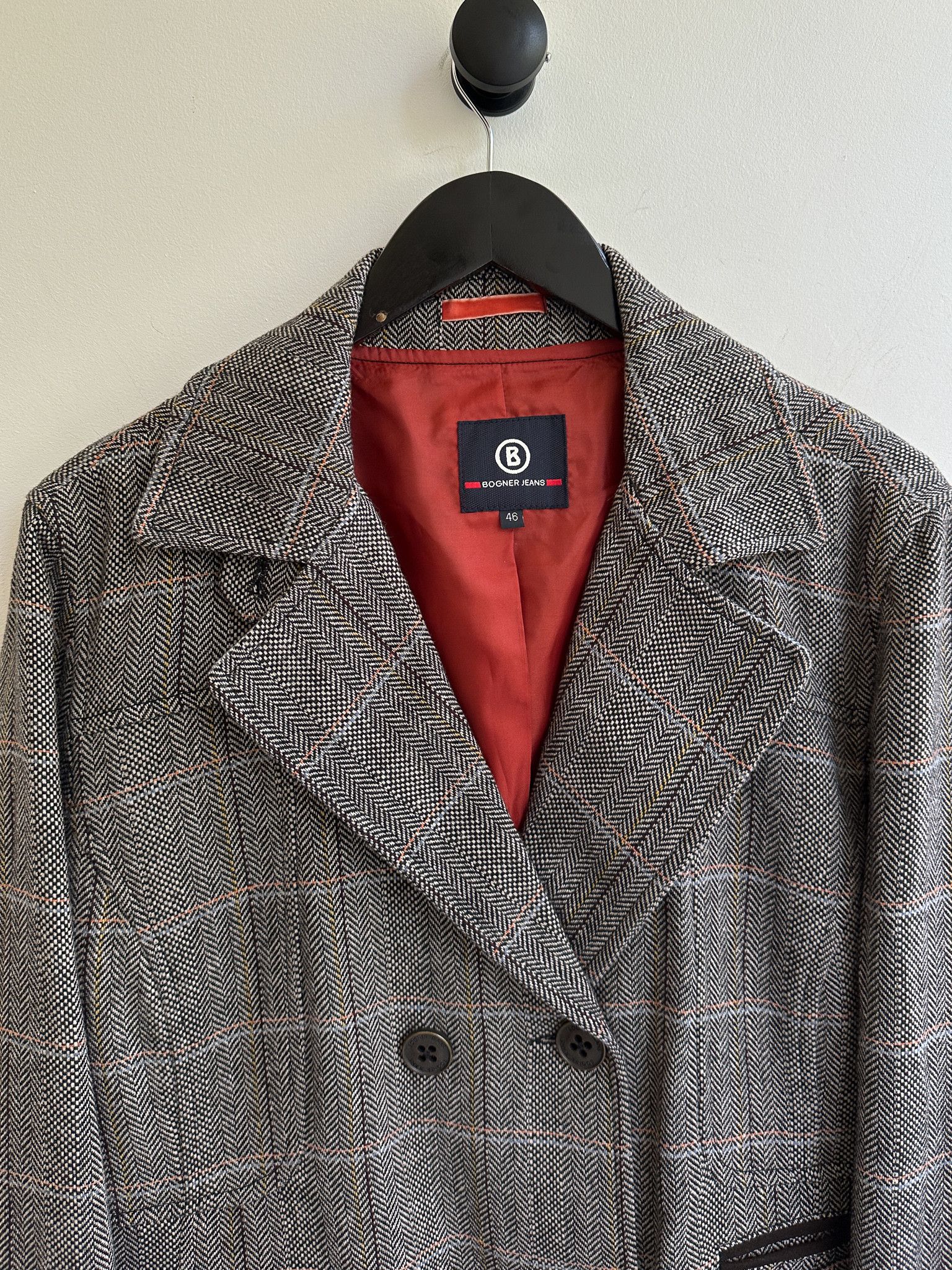 Bogner Vintage Bogner Wool Blazer Jacket Size L / US 10 / IT 46 - 4 Thumbnail