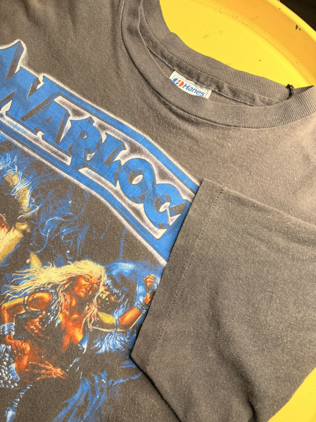 Vintage 1988 warlock vintage single stitch band tour t-shirt Size US M / EU 48-50 / 2 - 3 Thumbnail