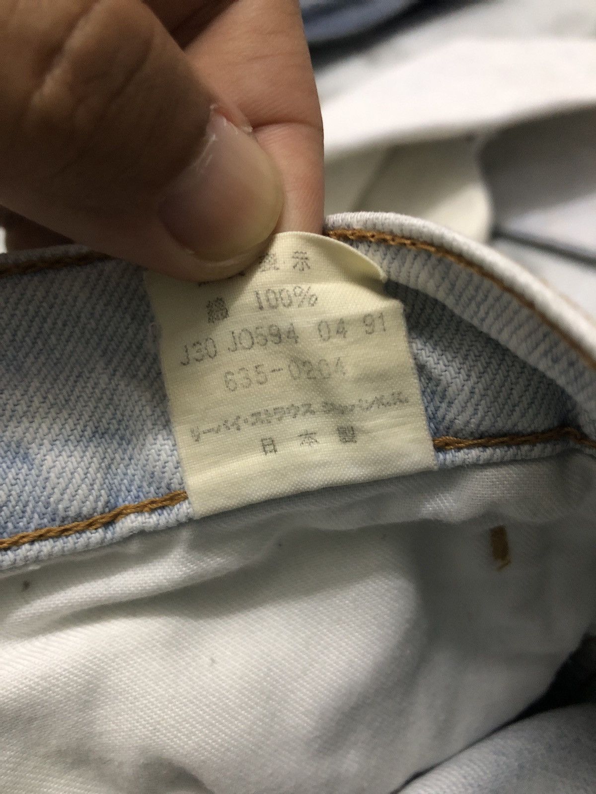 Levi's Vintage Levis Big E Black Tag Distressed Denim Size US 29 - 9 Thumbnail