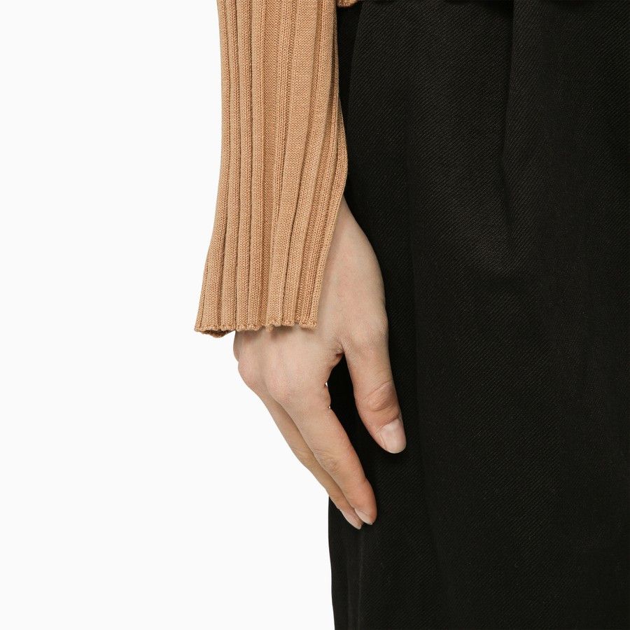 Loulou de Saison o1d2blof0824 Silk Blend Crew-Neck Sweater in Brown Size XS / US 0-2 / IT 36-38 - 4 Thumbnail