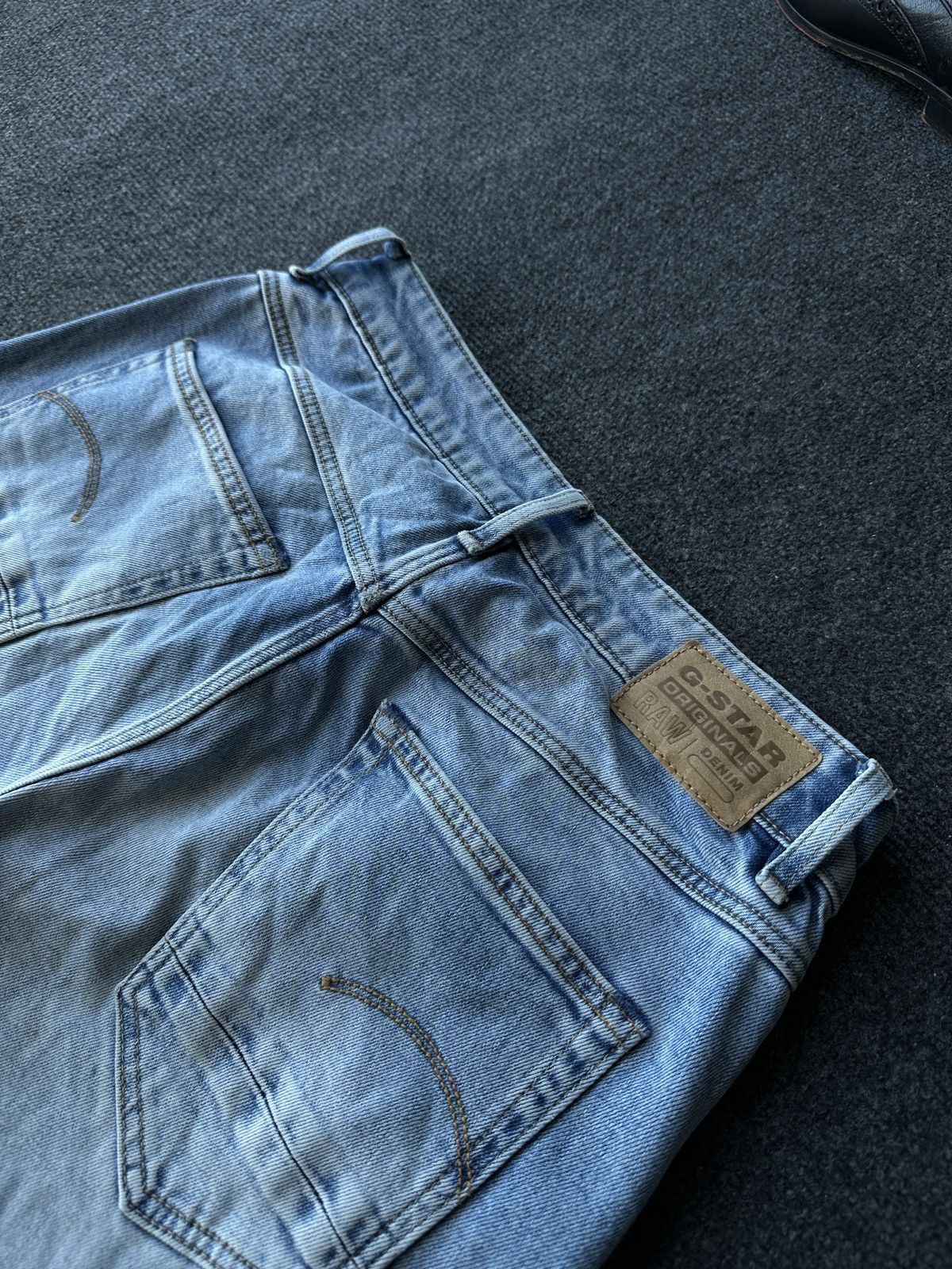 G-Star VNTG🚨G STAR RAW Jeans AVANT GARDE Washed Denim y2k Size 25" / US 0 / IT 36 - 10 Thumbnail