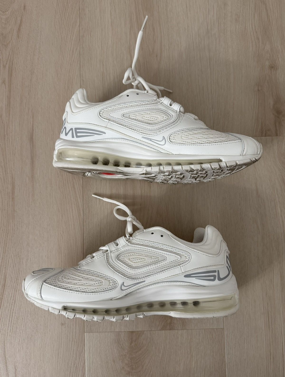 Nike × Supreme Supreme x Nike Air Max 98 TL White Size US 10 / EU 43 - 9 Thumbnail