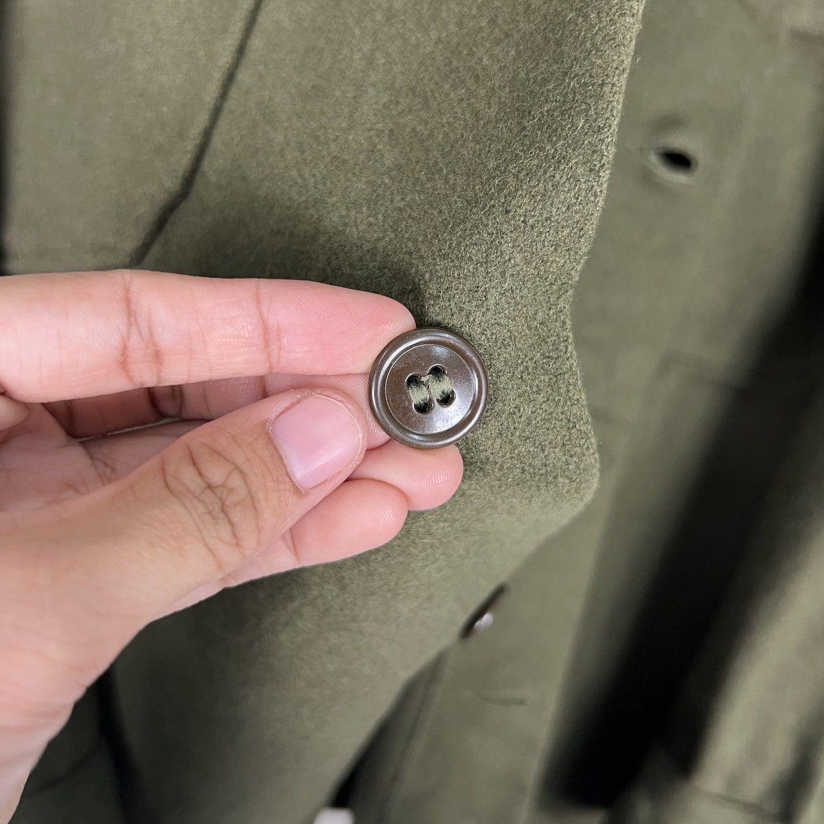 Vintage 🔥 TRUE VINTAGE 40s 50s US ARMY WWII WOOL SHIRT JACKET Size US L / EU 52-54 / 3 - 15 Thumbnail