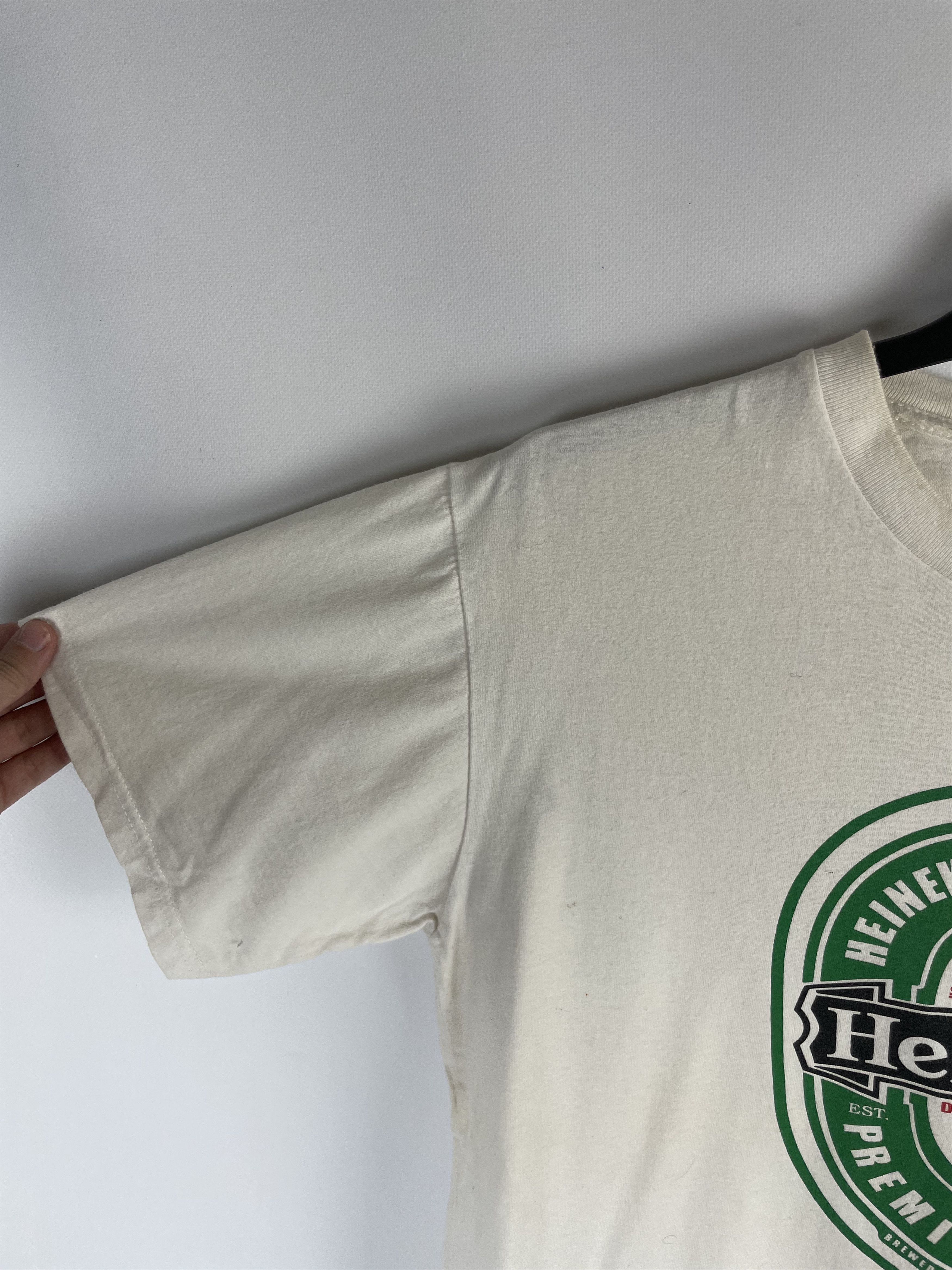 Heineken Vintage 1990s Heineken Promo T Shirt Size US L / EU 52-54 / 3 - 7 Thumbnail