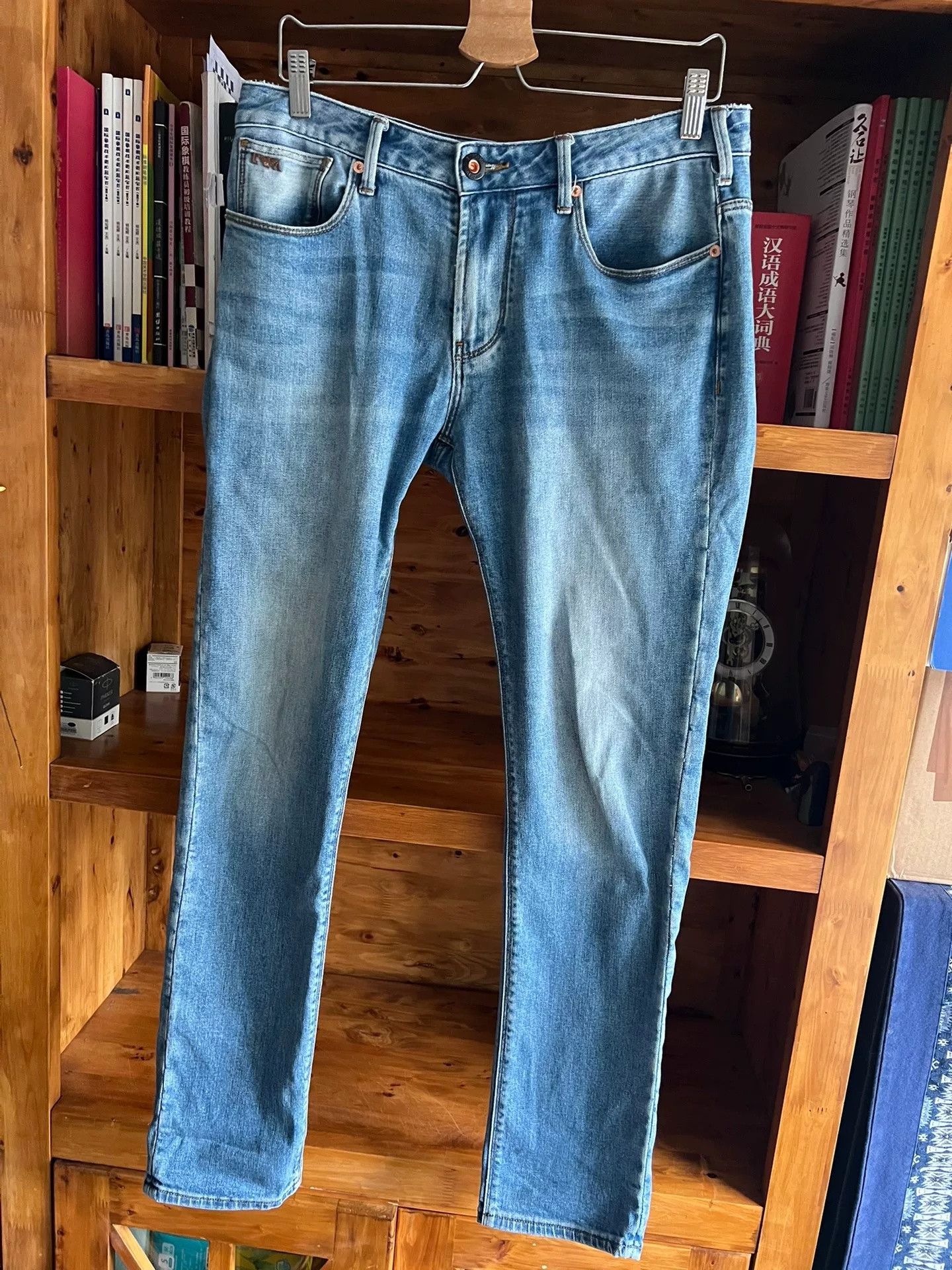 Emporio Armani Emporio Armani Washed Aged Jeans Size US 32 / EU 48 - 3 Thumbnail