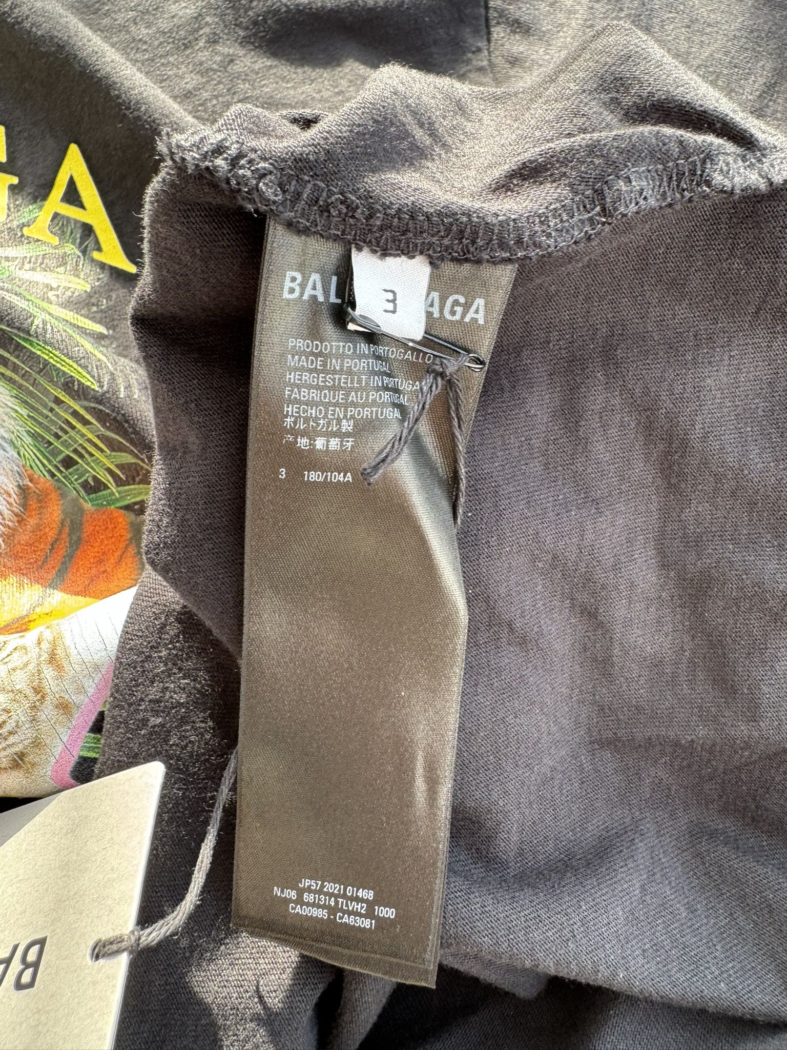 Balenciaga BALENCIAGA TIGER TEE Size US L / EU 52-54 / 3 - 5 Thumbnail