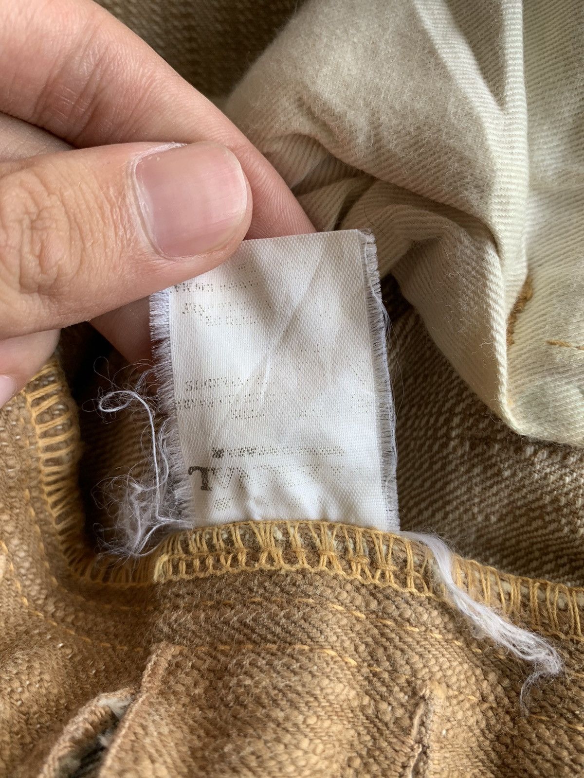 Kapital RARE ETERNAL SELVEDGE BUTTON FLY JAPANESE DENIM Size US 33 - 16 Thumbnail