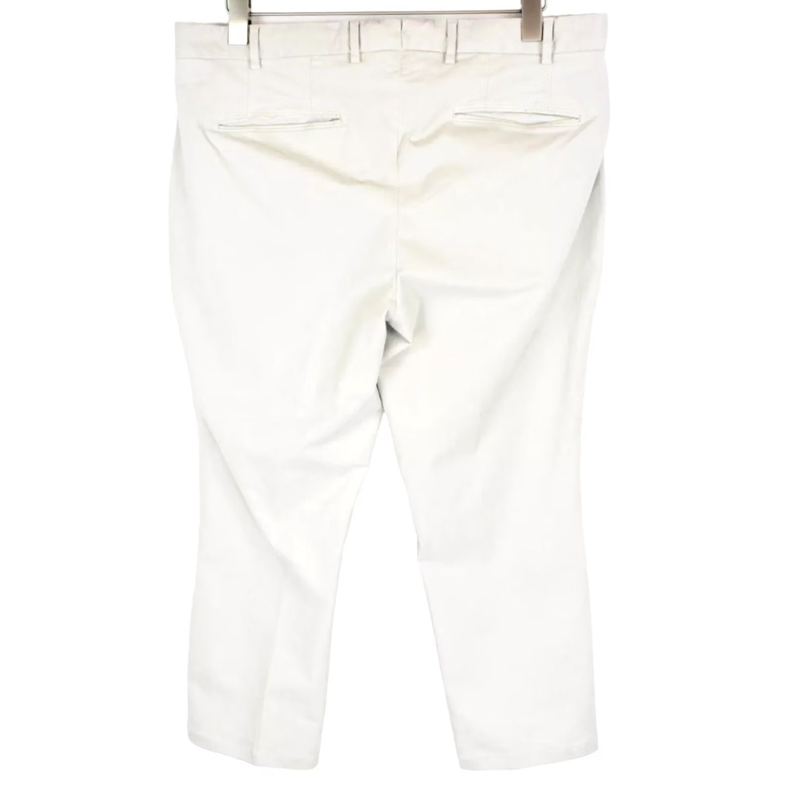 Suitsupply SUITSUPPLY Porto Trousers Men's Pure Cotton Light Grey Chino UK 42 / W37 Zip Fly Size US 42 / EU 58 - 2 Thumbnail