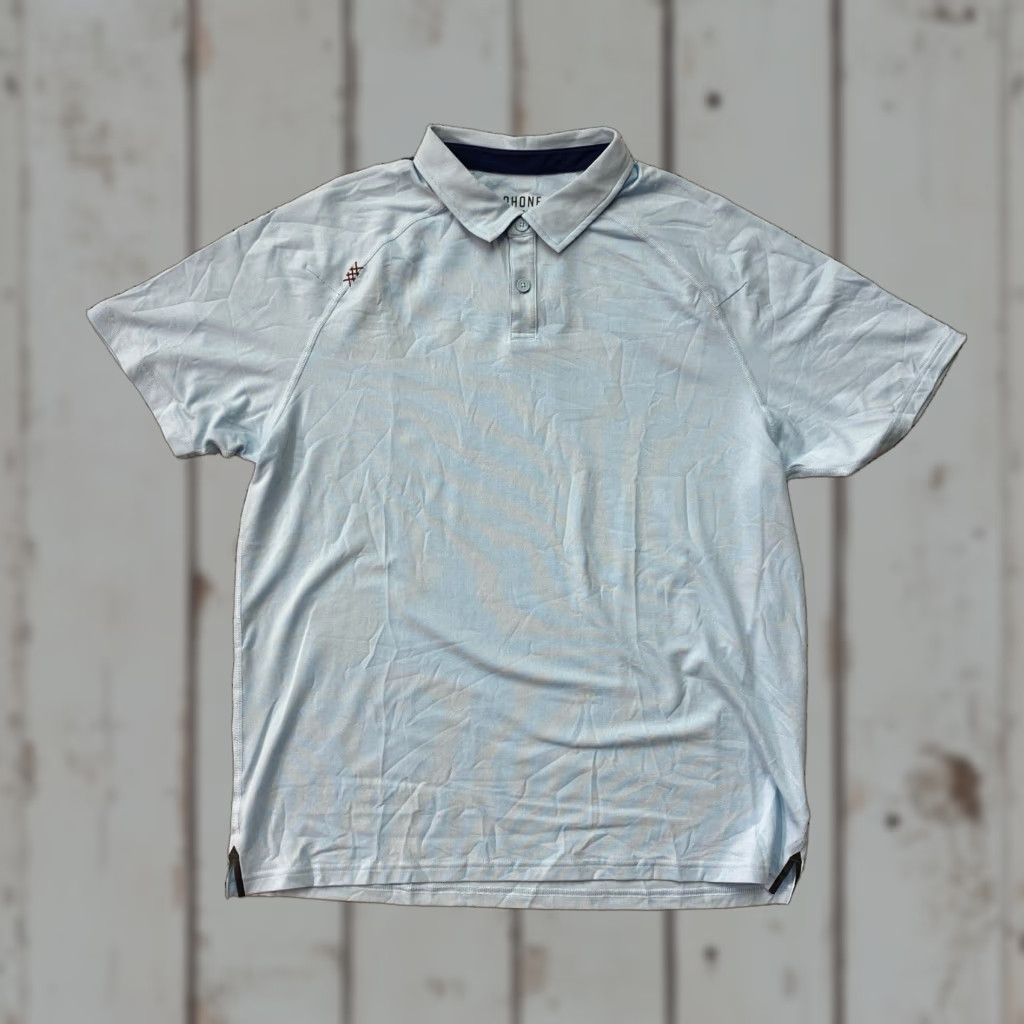 Rhone Rhone Polo Shirt Mens Large Blue Golf Performance Logo Tennis Light Size US L / EU 52-54 / 3 - 1 Thumbnail