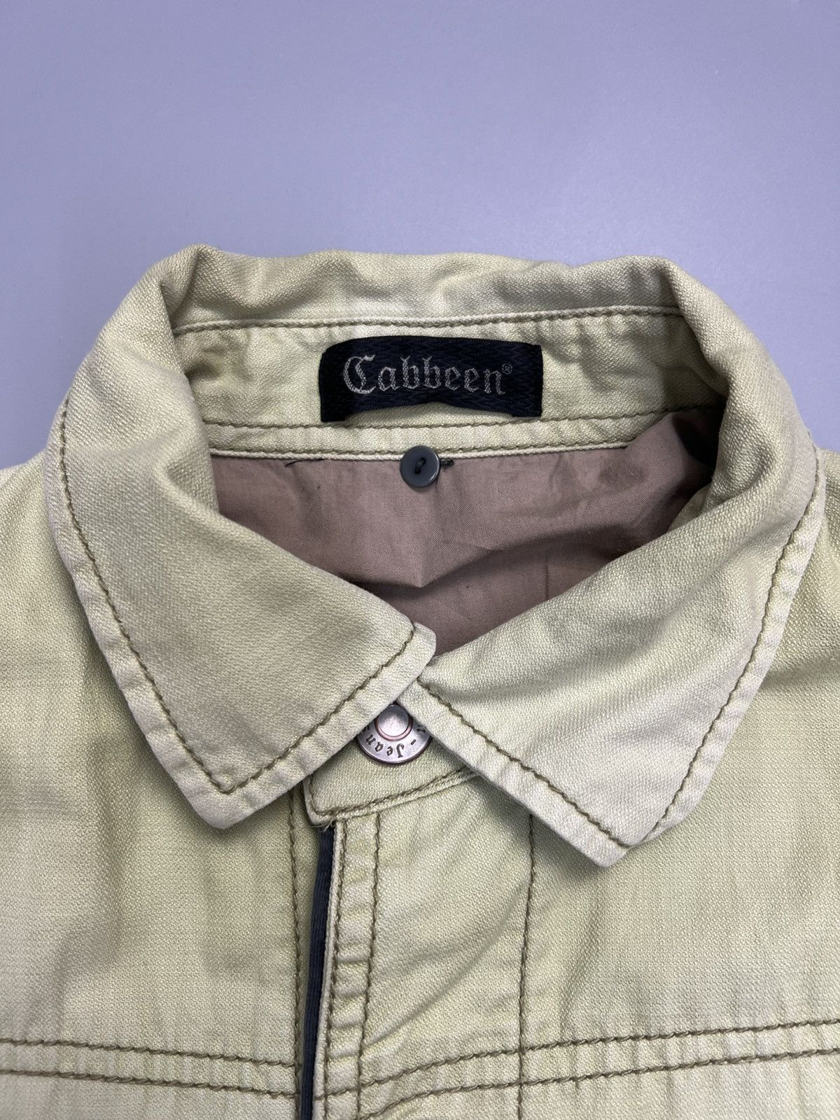 Japanese Brand × Vintage Y2K Cabbeen Motive Embroidered Jackets ButtonUP Size US M / EU 48-50 / 2 - 5 Thumbnail