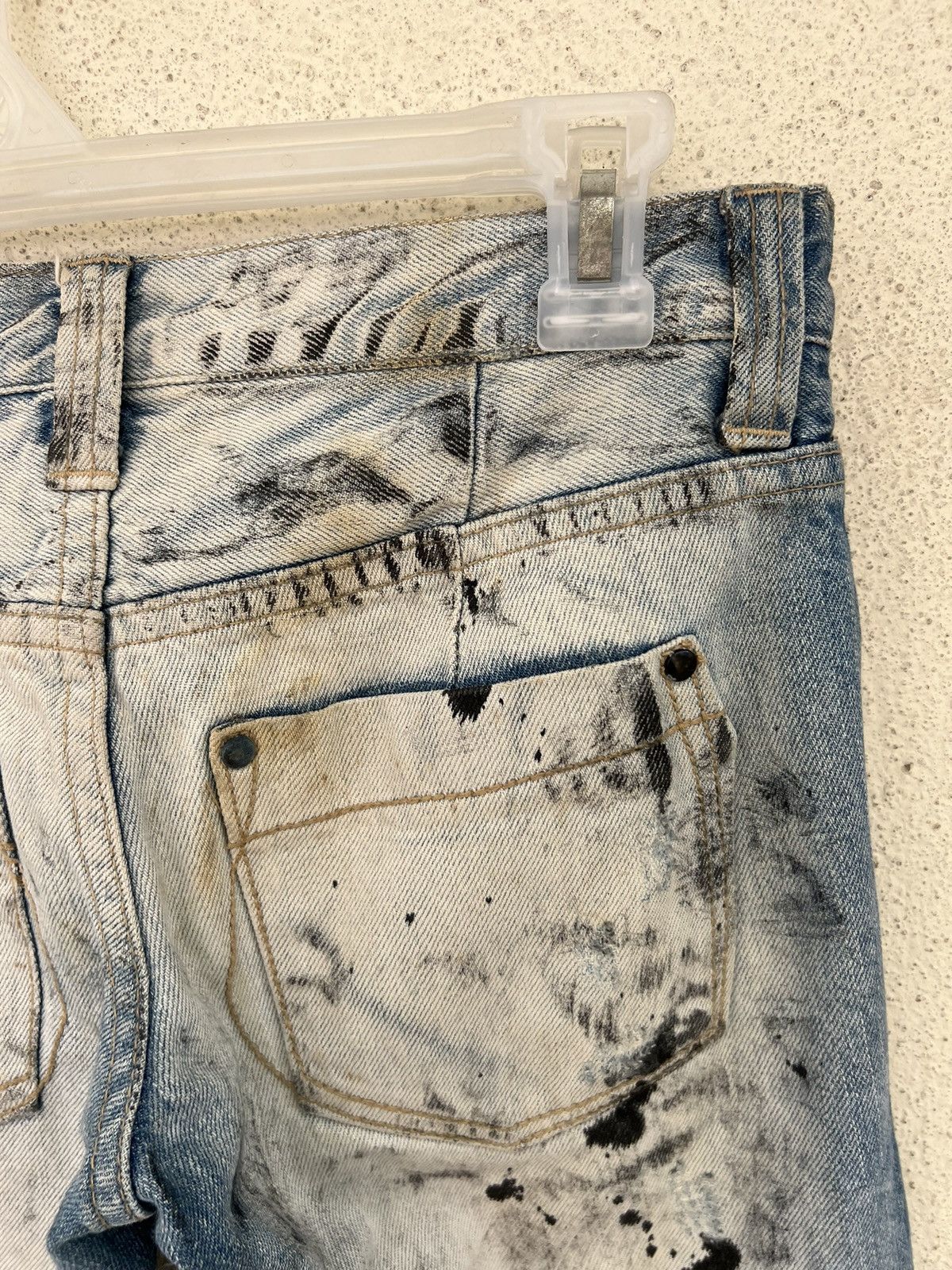 Vintage Vintage Benefit Japan Distressed Denim Painter Flare Jeans Size US 28 / EU 44 - 19 Thumbnail