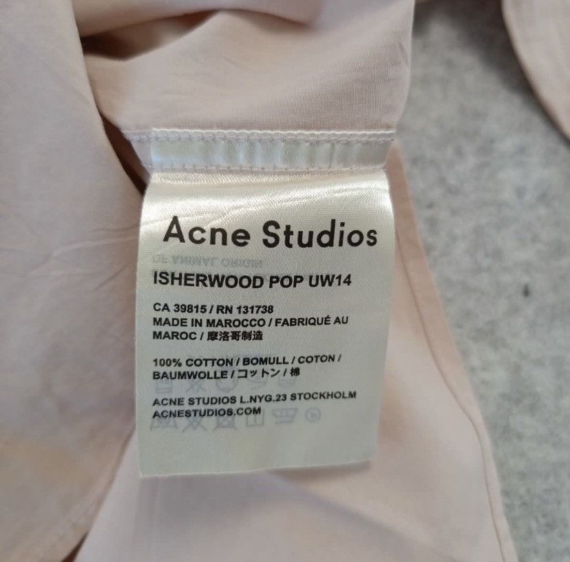Acne Studios Acne Studios Long Sleeve Shirt Size US L / EU 52-54 / 3 - 5 Thumbnail
