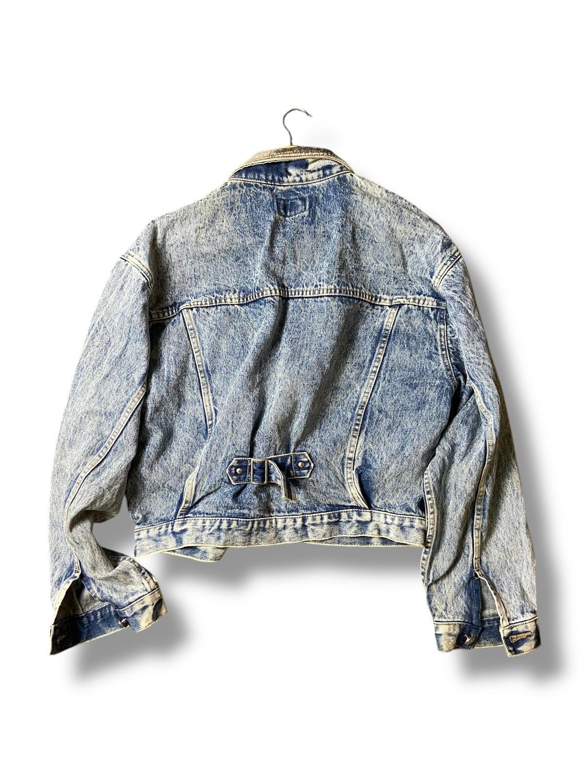 Japanese Brand × Vintage WOLVO WORKS Cropped Denim Jeans Jacket (126) Size US M / EU 48-50 / 2 - 2 Thumbnail