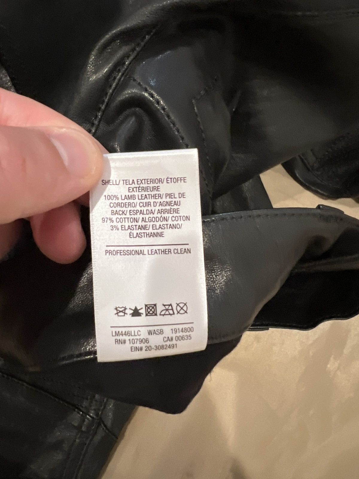 Hudson Hudson Men's The Blinder V2 Skinny Leather Jeans size 36 Size US 36 / EU 52 - 6 Thumbnail
