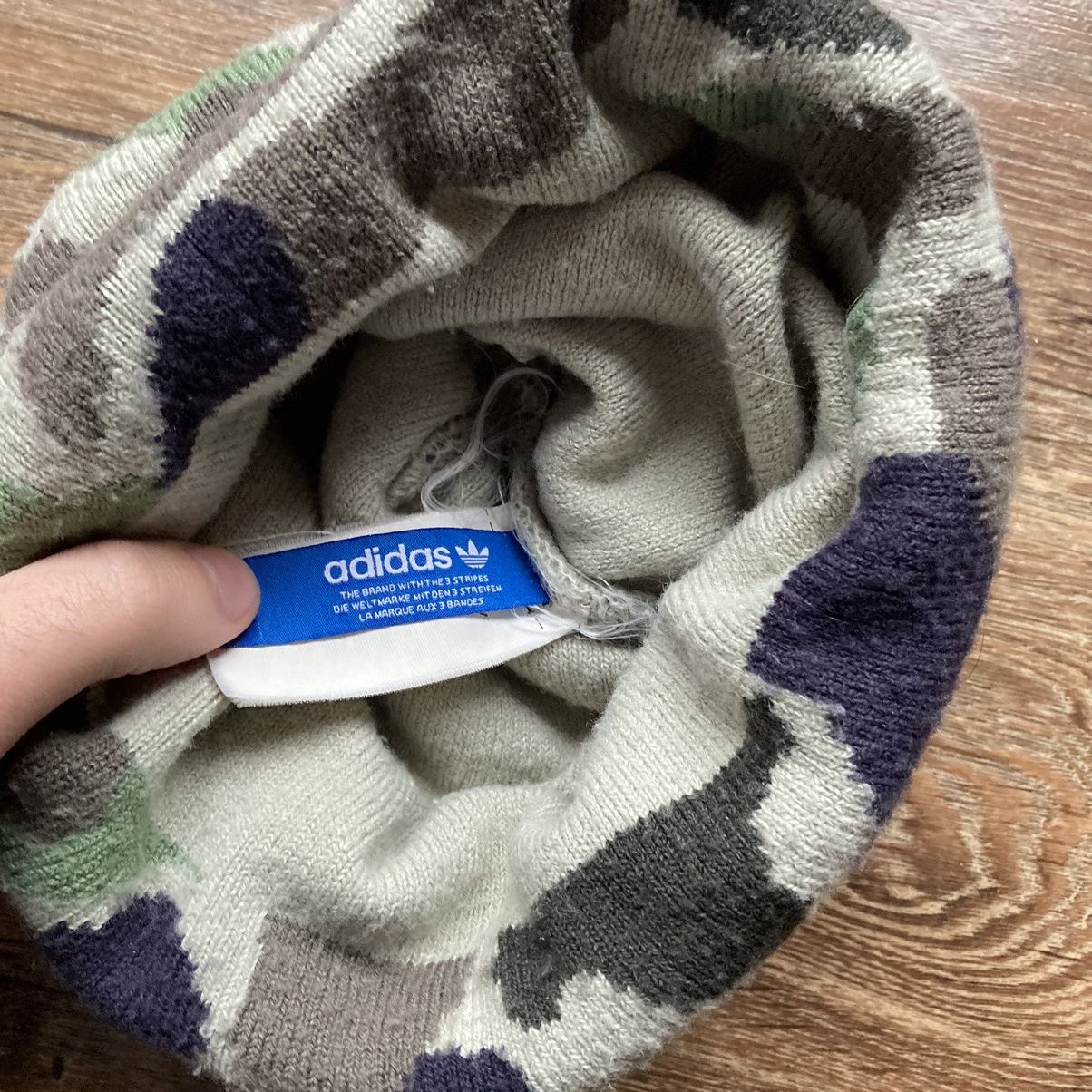Adidas Vintage camo Adidas warm hat Size ONE SIZE - 3 Thumbnail