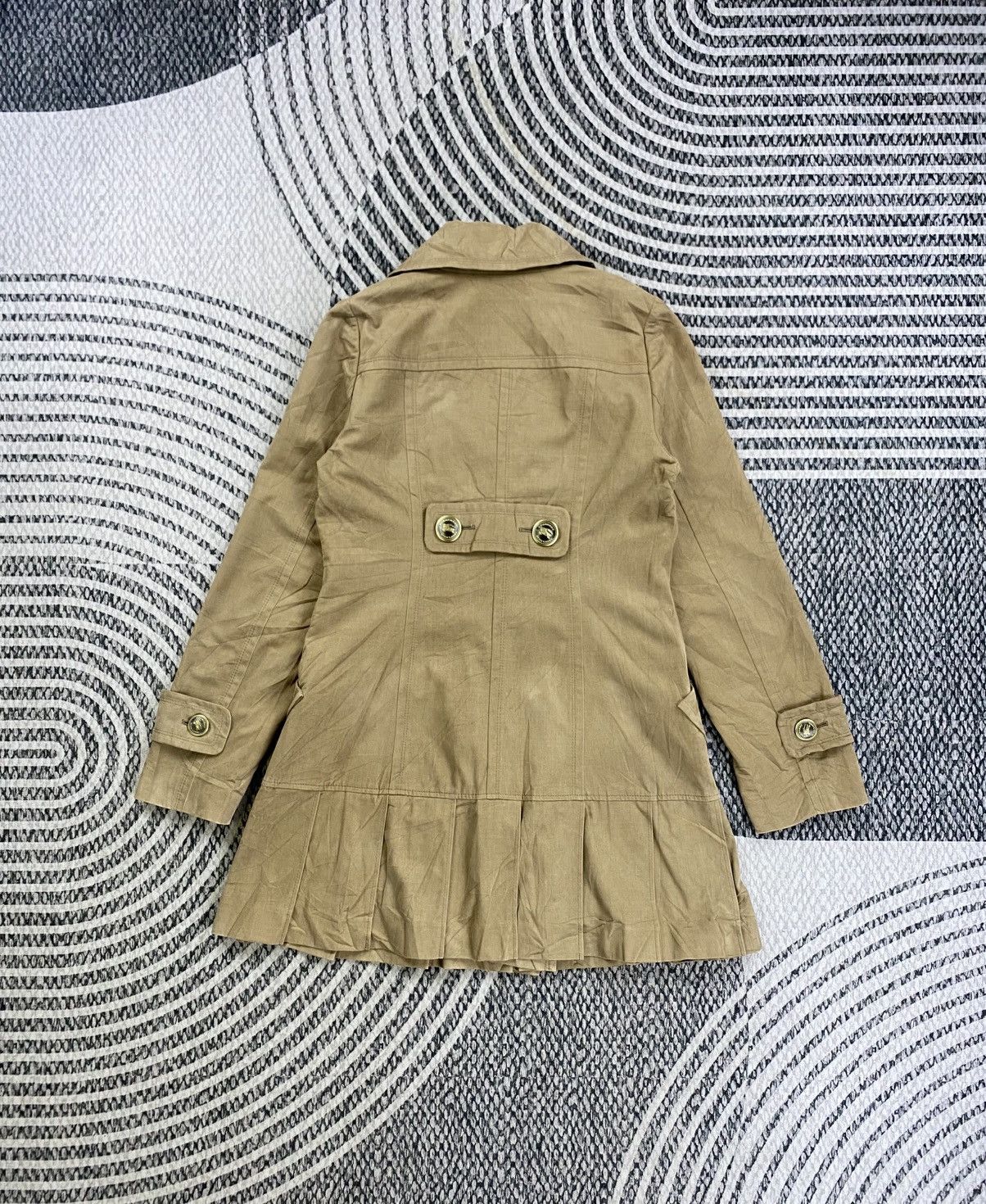 Burberry Vintage Burberry Blue Label Double Collar Trench Coat Jacket Size M / US 6-8 / IT 42-44 - 3 Thumbnail