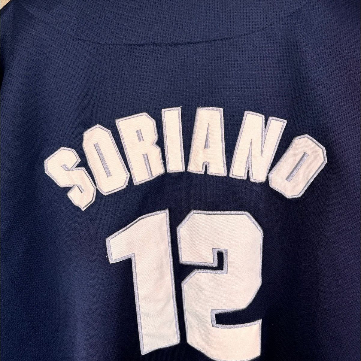 MLB × Vintage 2003 New York Yankees Alfonso Soriano Jersey Sz XL Navy Blue Size US XL / EU 56 / 4 - 9 Thumbnail