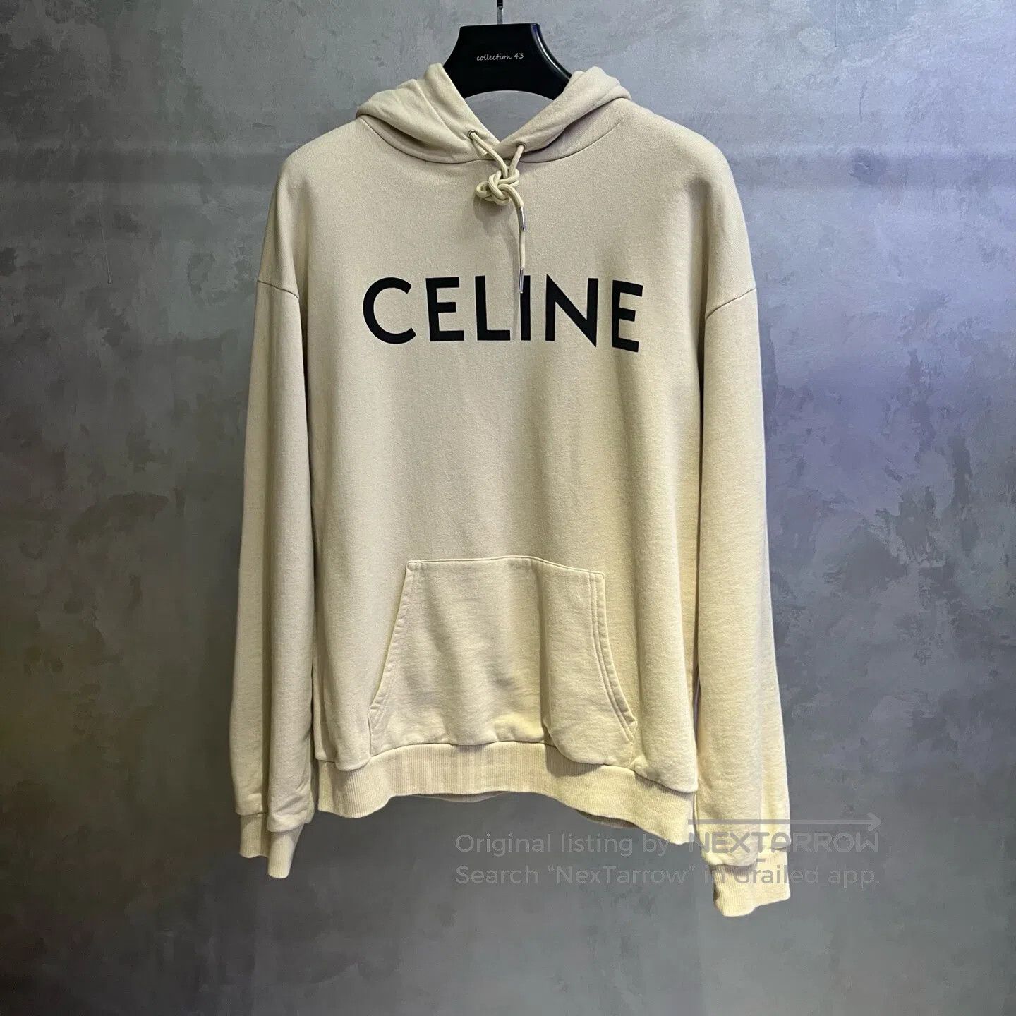 Celine CELINE Large Logo Fleece-padded, loose-fitting hooded| Size M / US 6-8 / IT 42-44 - 1 Thumbnail