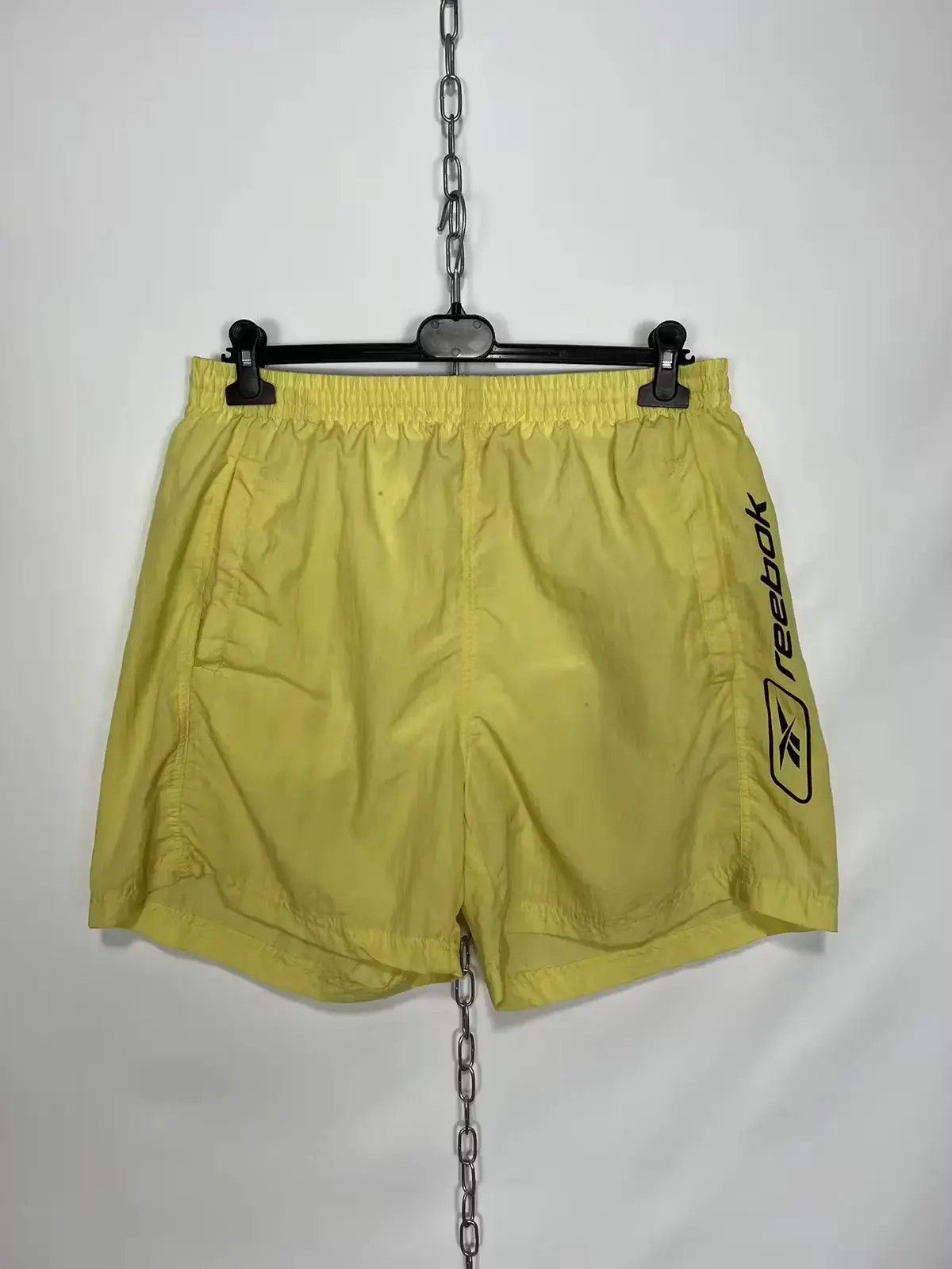 Reebok × Vintage Vintage Reebok big logo shorts Size US 36 / EU 52 - 1 Thumbnail
