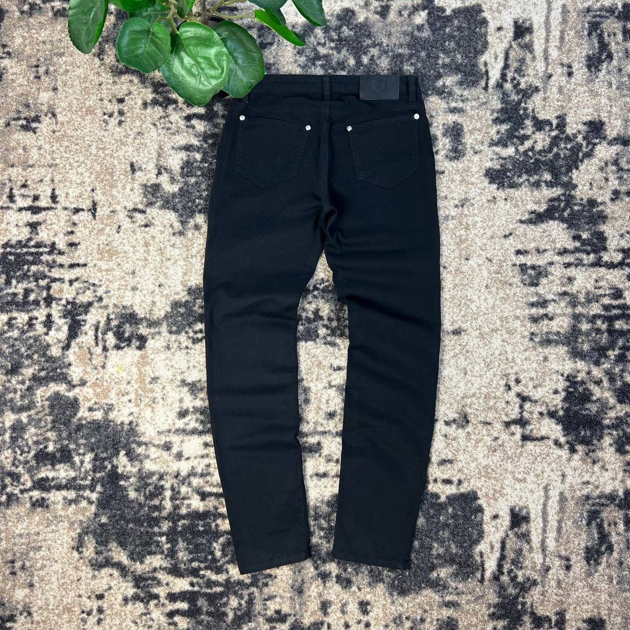Versus Versace Versace Versus Luxury Black Skinny Fit Denim Jeans Size 30" / US 8 / IT 44 - 1 Thumbnail