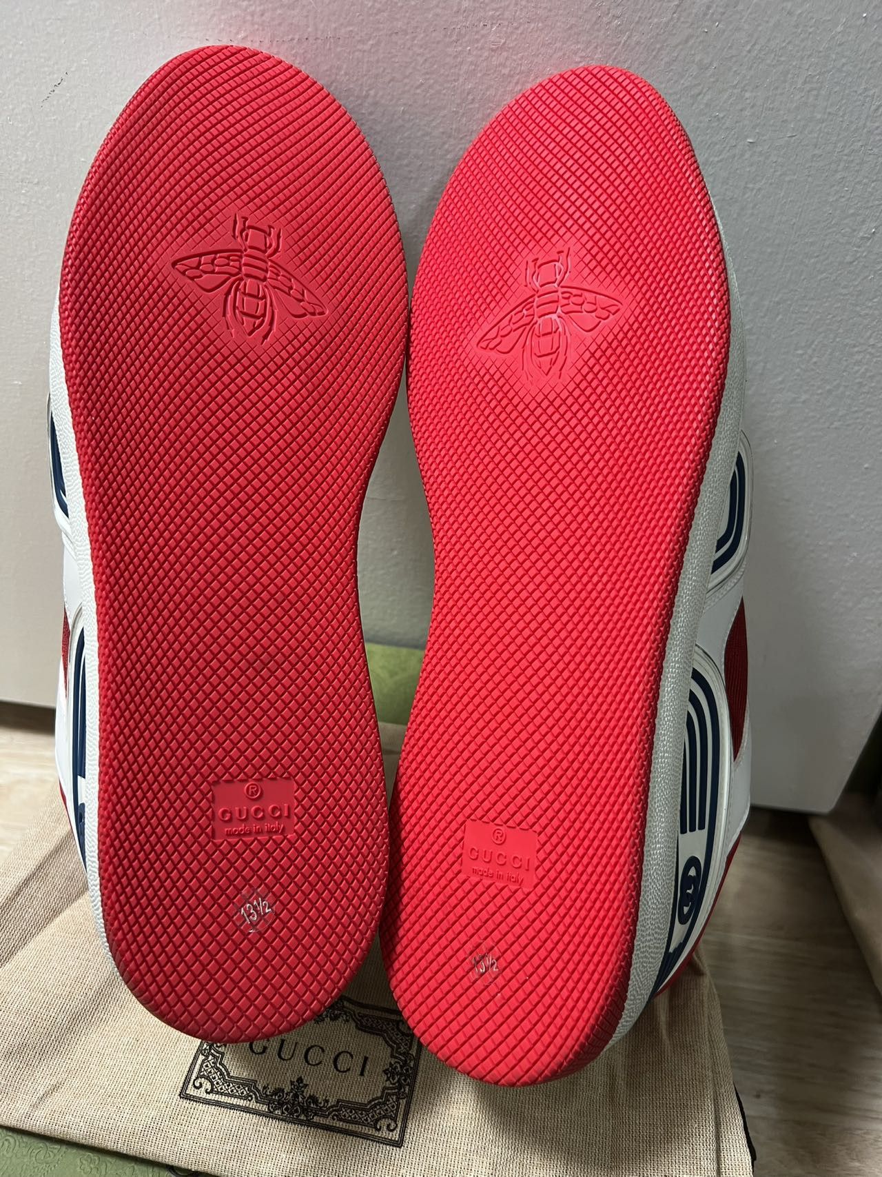 Gucci Gucci Basket White Demetra Size US 14 / EU 47 - 3 Thumbnail