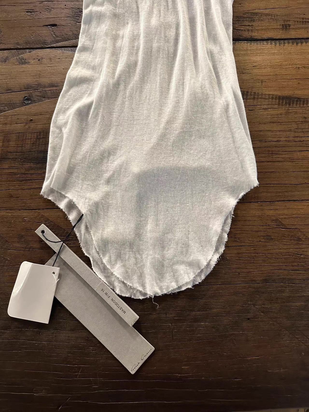 Rick Owens Rick Owens 16FW 'MASTODON' classic ribbed tank top Ｑ25 Size XS / US 0-2 / IT 36-38 - 4 Thumbnail
