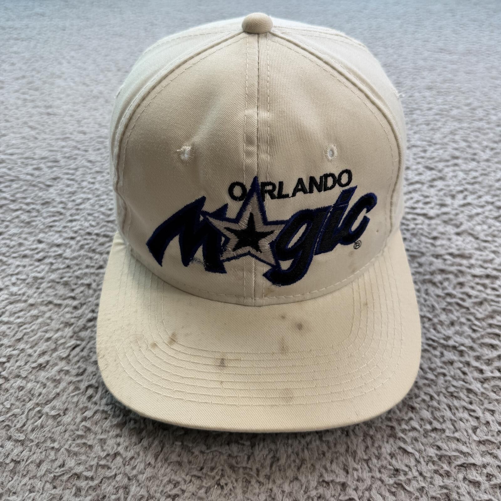 Sports Specialties Vintage 90s Orlando Magic Script Snapback Hat Cap NBA Size ONE SIZE - 1 Thumbnail