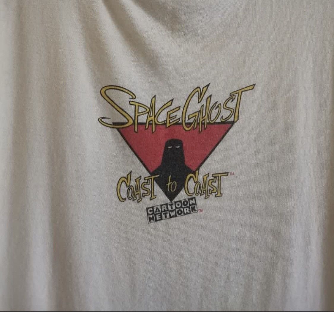 Cartoon Network × Vintage Vintage 90s brak my monkey Ate Space ghost white shirt Size US XL / EU 56 / 4 - 4 Thumbnail