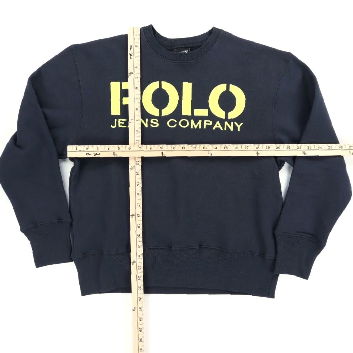 Polo Ralph Lauren VTG Polo Ralph Lauren Jeans Crewneck Sweatshirt Navy Blue Men's S Shirt Size US S / EU 44-46 / 1 - 3 Thumbnail
