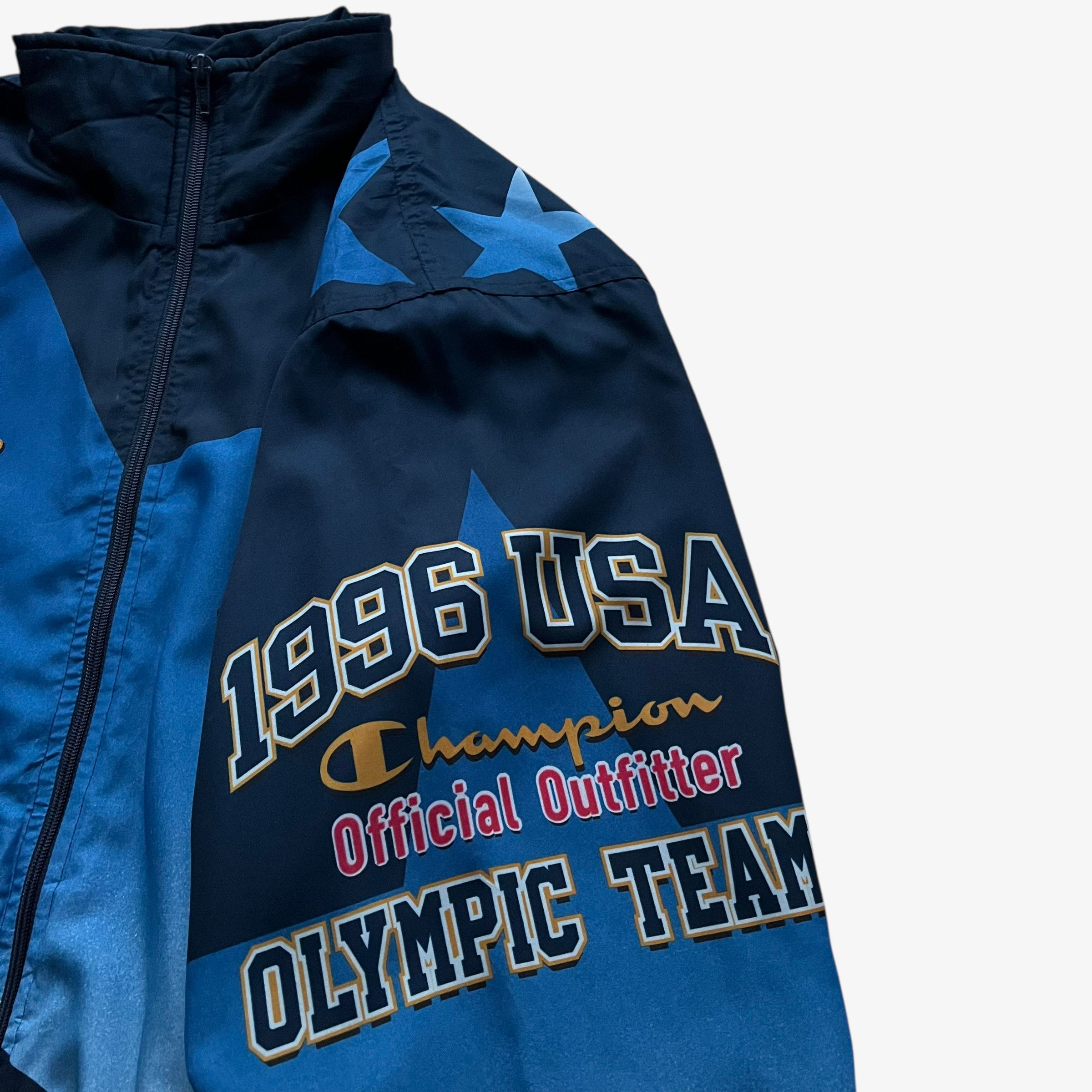 Champion Vintage 90s Men's Champion 1996 USA Olympic Team Jacket Size US S / EU 44-46 / 1 - 6 Thumbnail