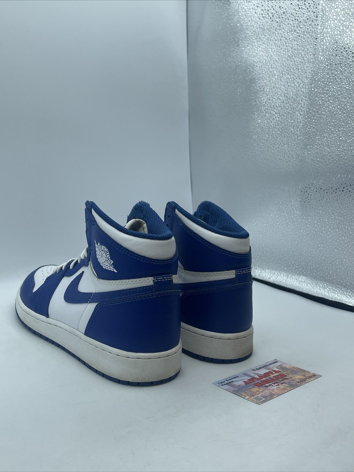 Nike Air Jordan 1 high storm blue Size US 6.5 / EU 39-40 - 4 Thumbnail