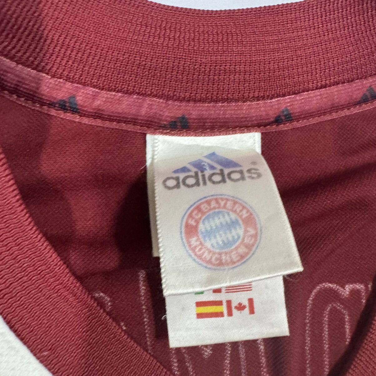 Adidas Vtg🔥2001-2002 Home Jersey Bayern Munich Football Club Size US L / EU 52-54 / 3 - 13 Thumbnail