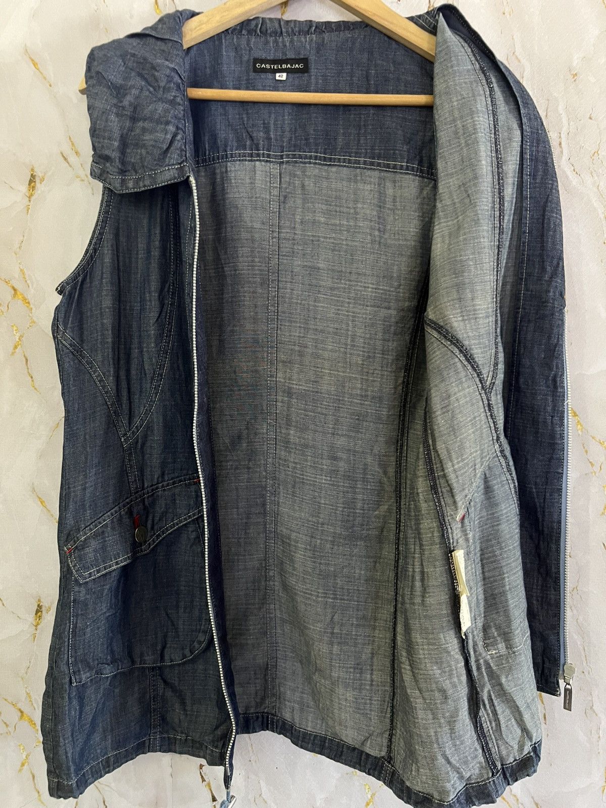 Jean Charles De Castelbajac Castelbajac Vest – Rare Artistic Designer Piece🔥 Size US M / EU 48-50 / 2 - 3 Thumbnail