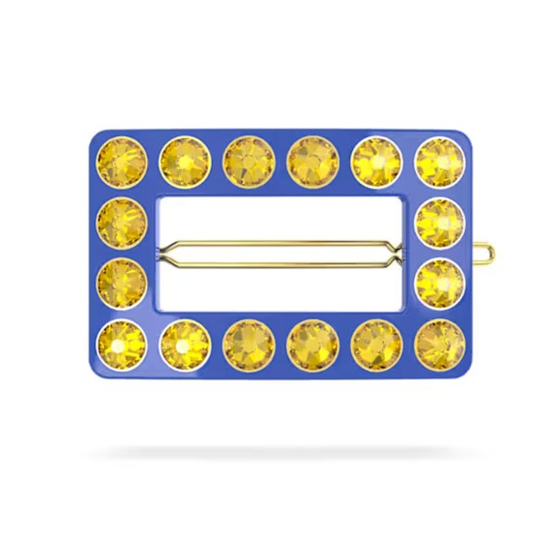 Swarovski Swarovski Hair clip Round cut, Rectangular shape, Blue Size ONE SIZE - 2 Thumbnail