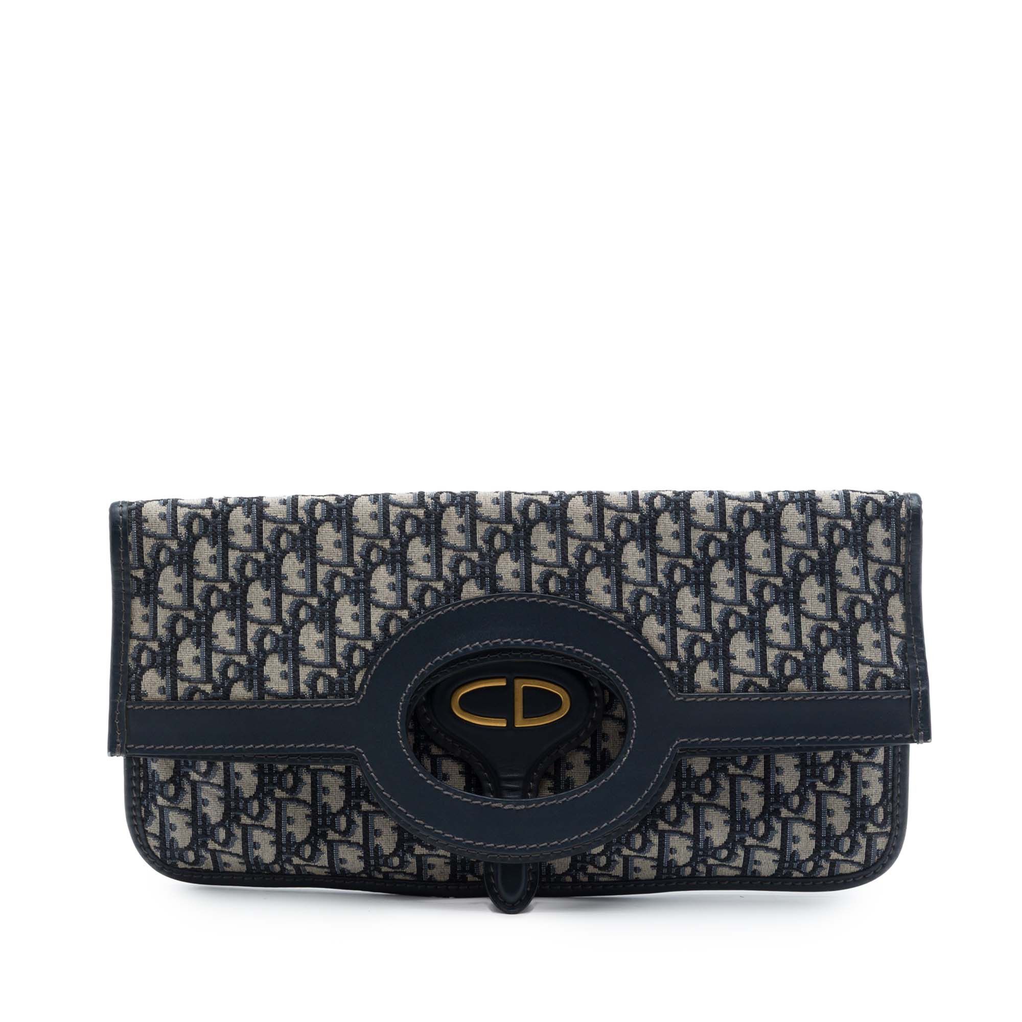 Dior Oblique Canvas Fold Over Clutch Size ONE SIZE - 1 Thumbnail