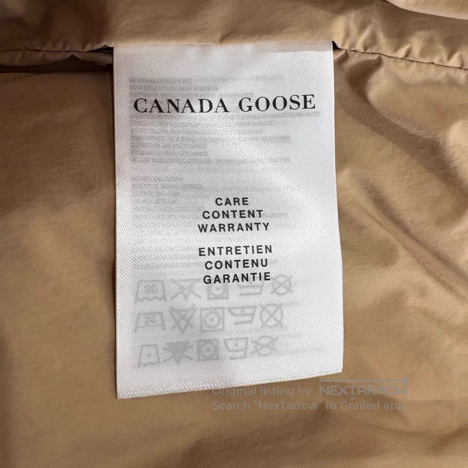 Canada Goose Beige Puffer Vest - Size M. Size US M / EU 48-50 / 2 - 5 Thumbnail